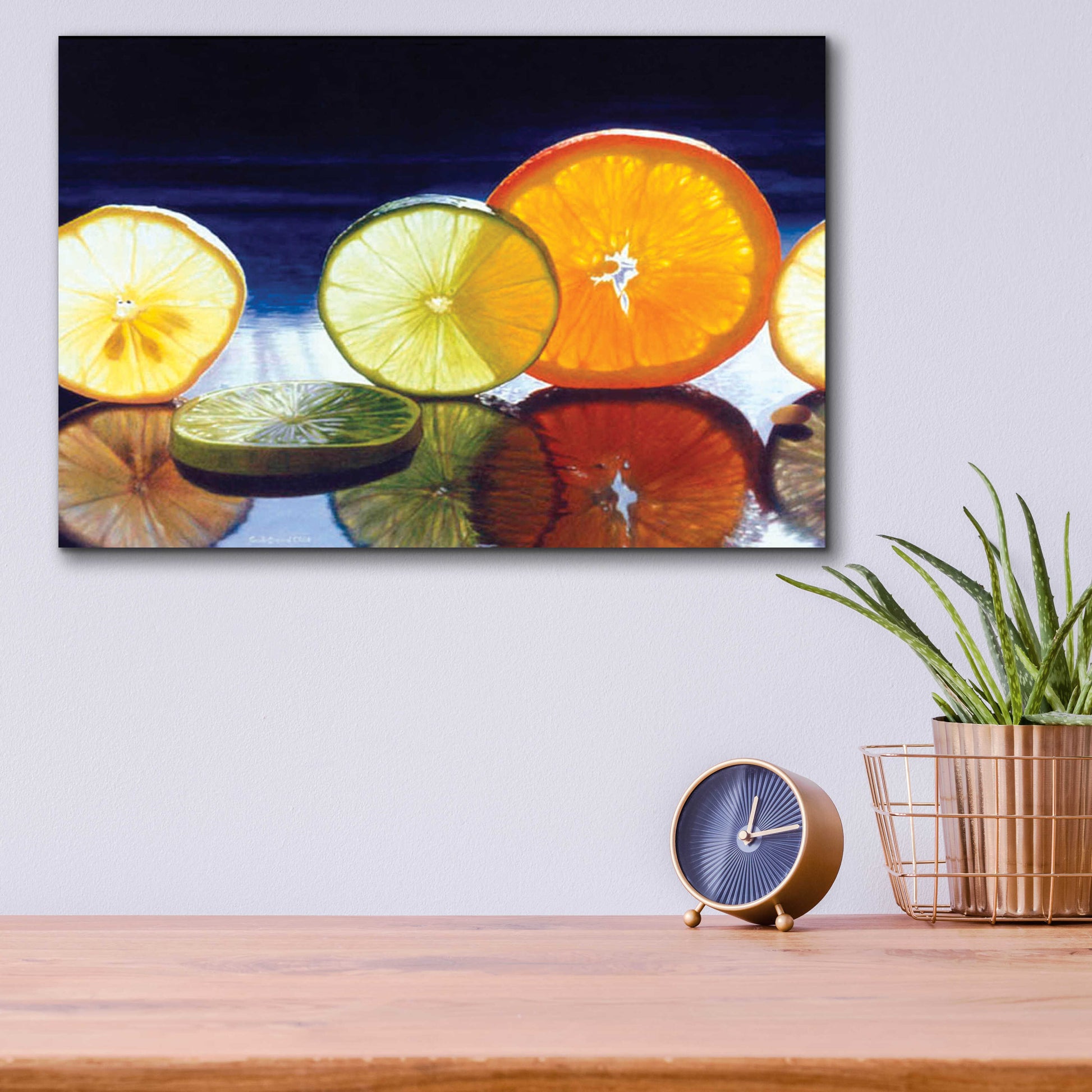 Epic Art 'Juicy Fruit' by Cecile Baird, Acrylic Glass Wall Art,16x12