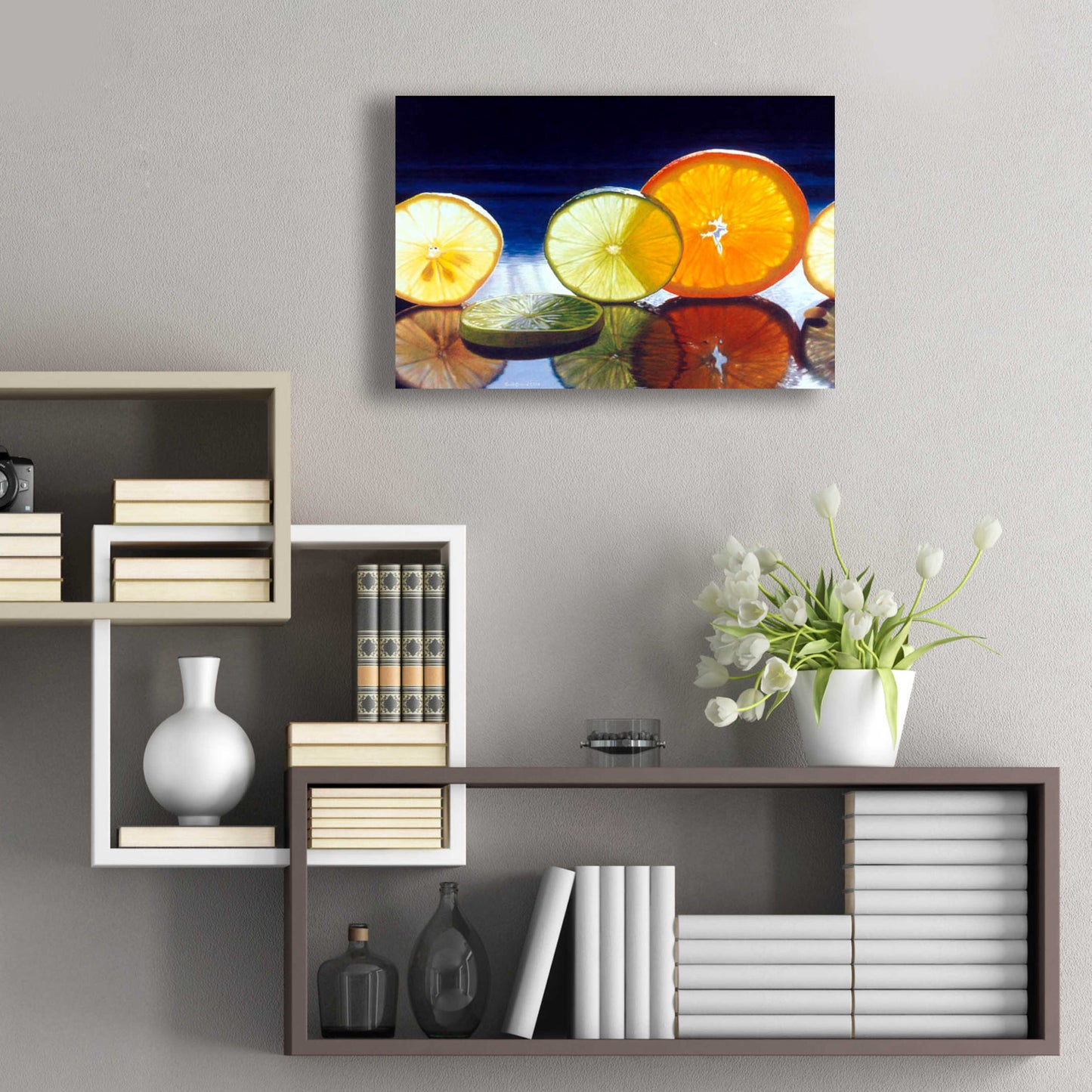 Epic Art 'Juicy Fruit' by Cecile Baird, Acrylic Glass Wall Art,24x16