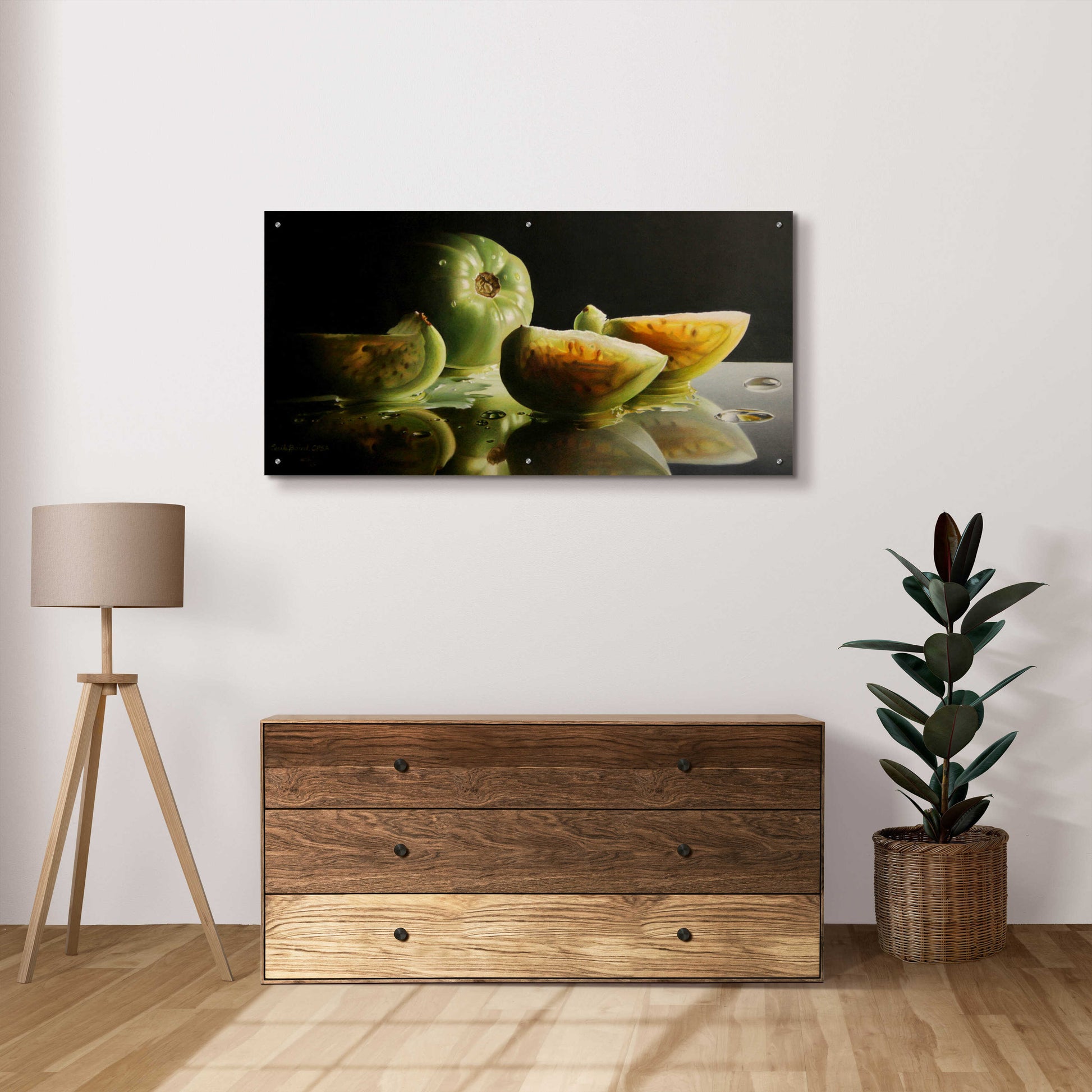 Epic Art 'Ripening' by Cecile Baird, Acrylic Glass Wall Art,48x24