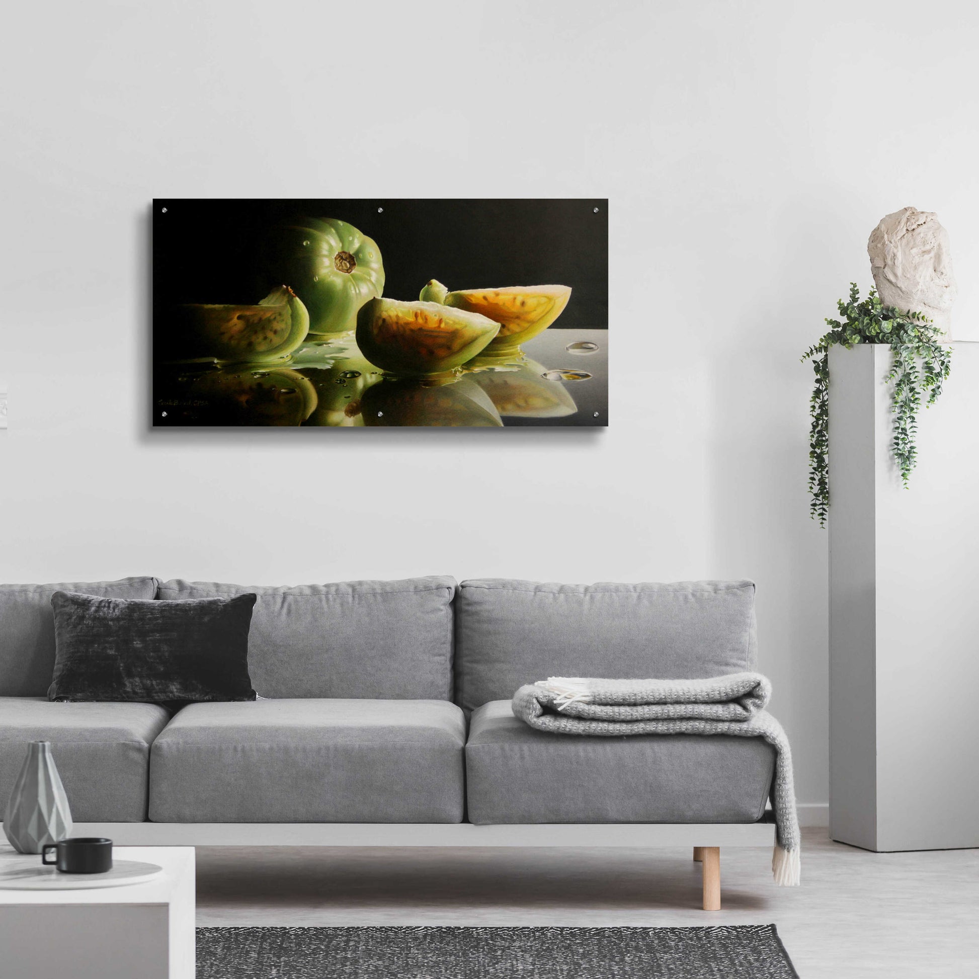 Epic Art 'Ripening' by Cecile Baird, Acrylic Glass Wall Art,48x24