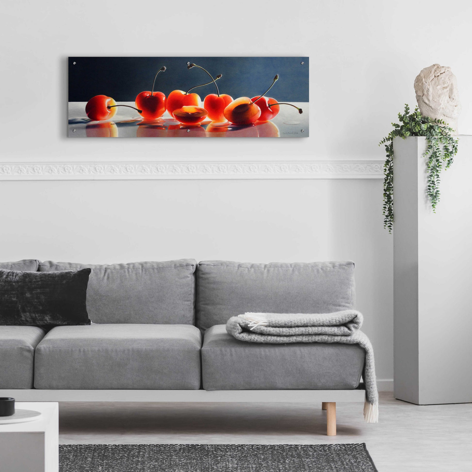 Epic Art 'Royal Rainiers' by Cecile Baird, Acrylic Glass Wall Art,48x16