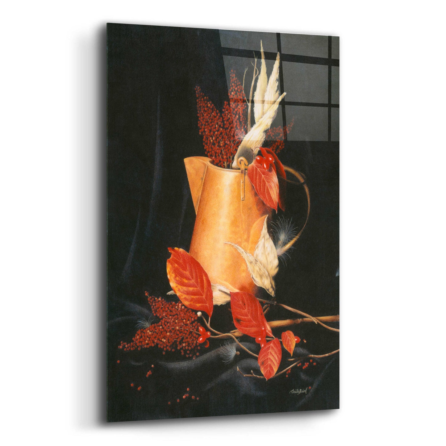 Epic Art 'Autumn' by Cecile Baird, Acrylic Glass Wall Art,12x16