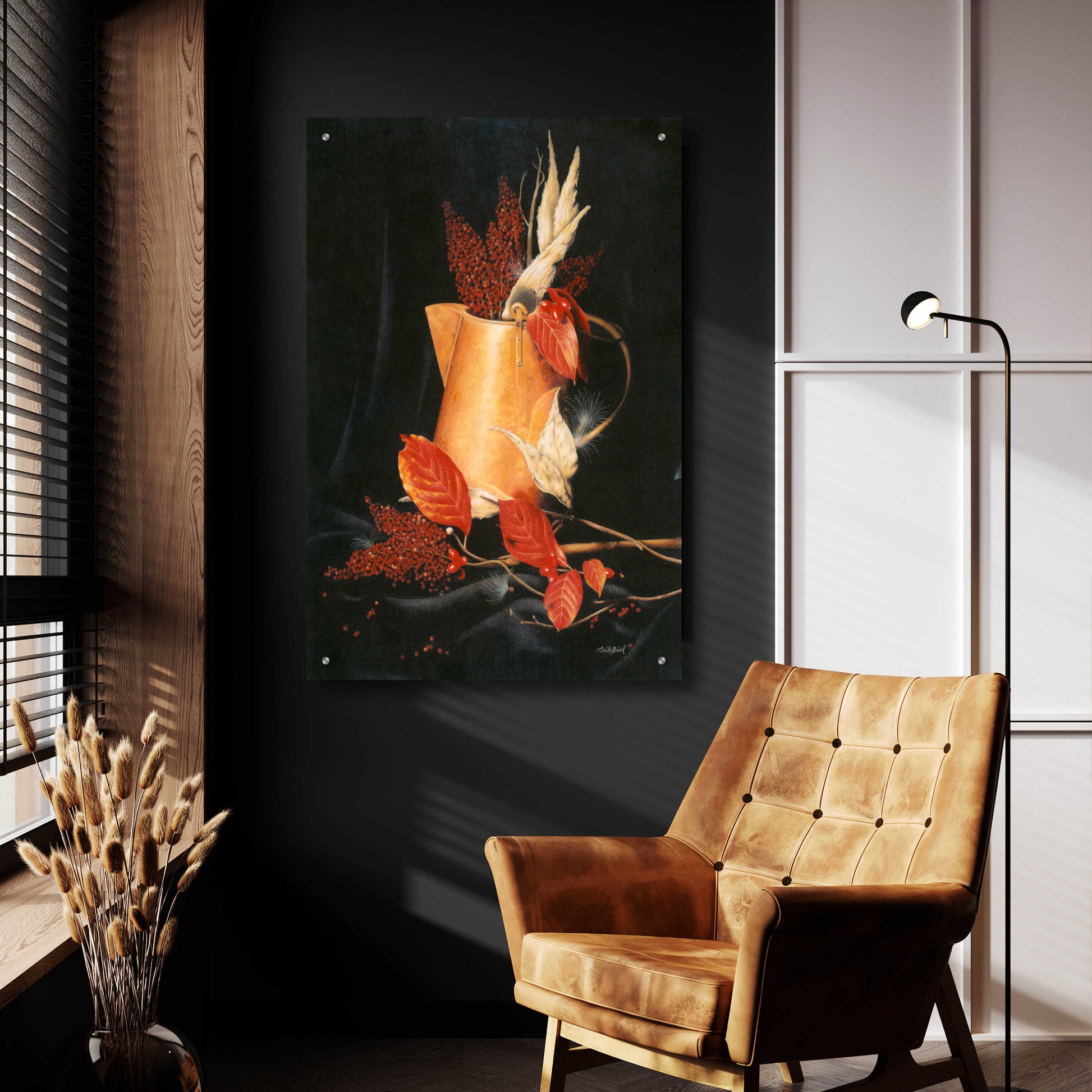 Epic Art 'Autumn' by Cecile Baird, Acrylic Glass Wall Art,24x36