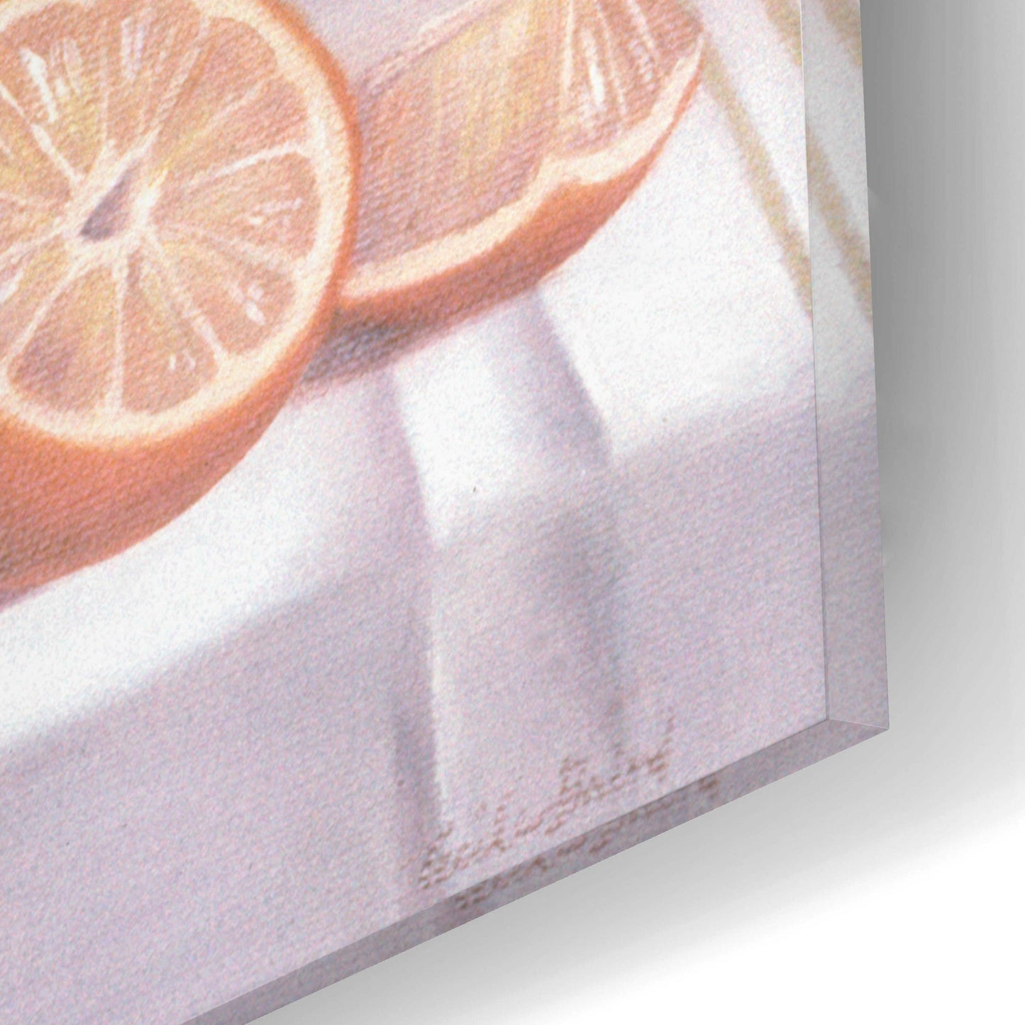 Epic Art 'Crock With Oranges' by Cecile Baird, Acrylic Glass Wall Art,16x12