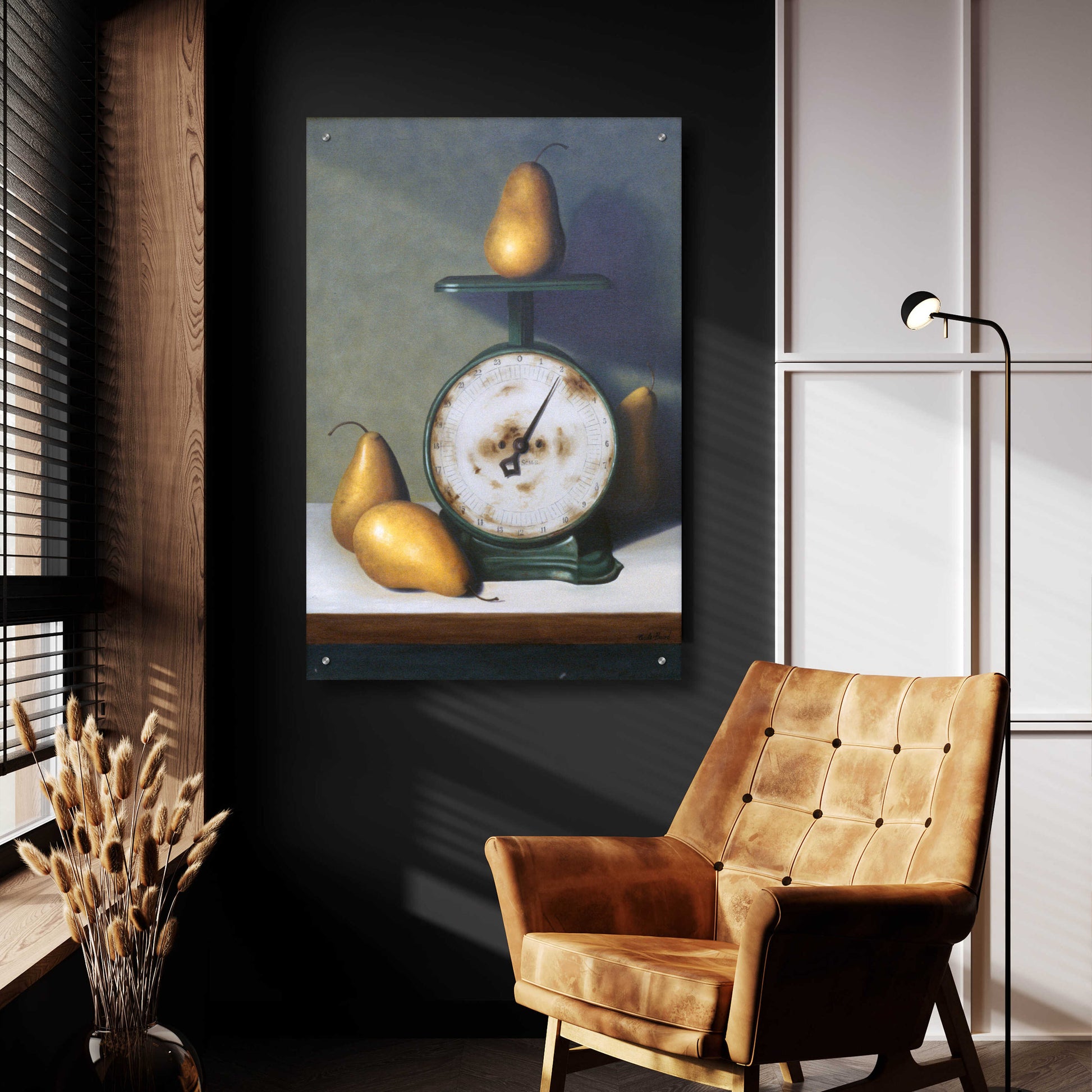 Epic Art 'Two Pound Pear' by Cecile Baird, Acrylic Glass Wall Art,24x36