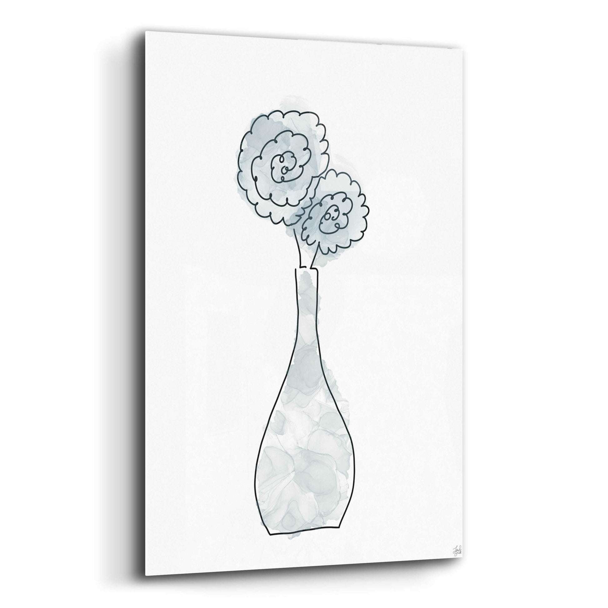 Epic Art 'Floral Glass Bunch 1' by Line and Brush, Acrylic Glass Wall Art,12x16