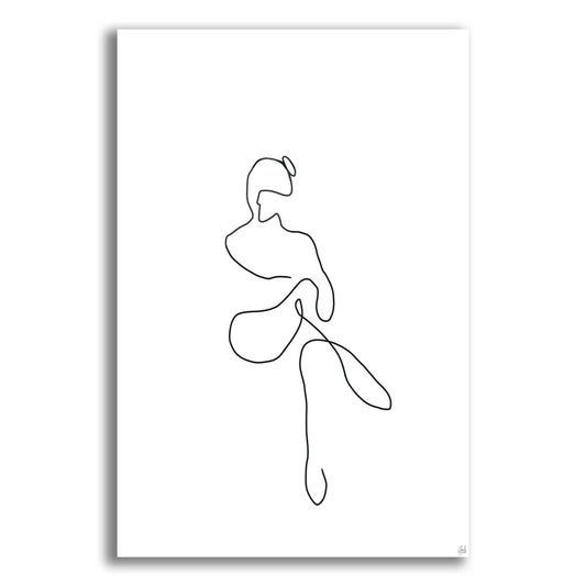 Epic Art 'Line Female Work 2' by Line and Brush, Acrylic Glass Wall Art