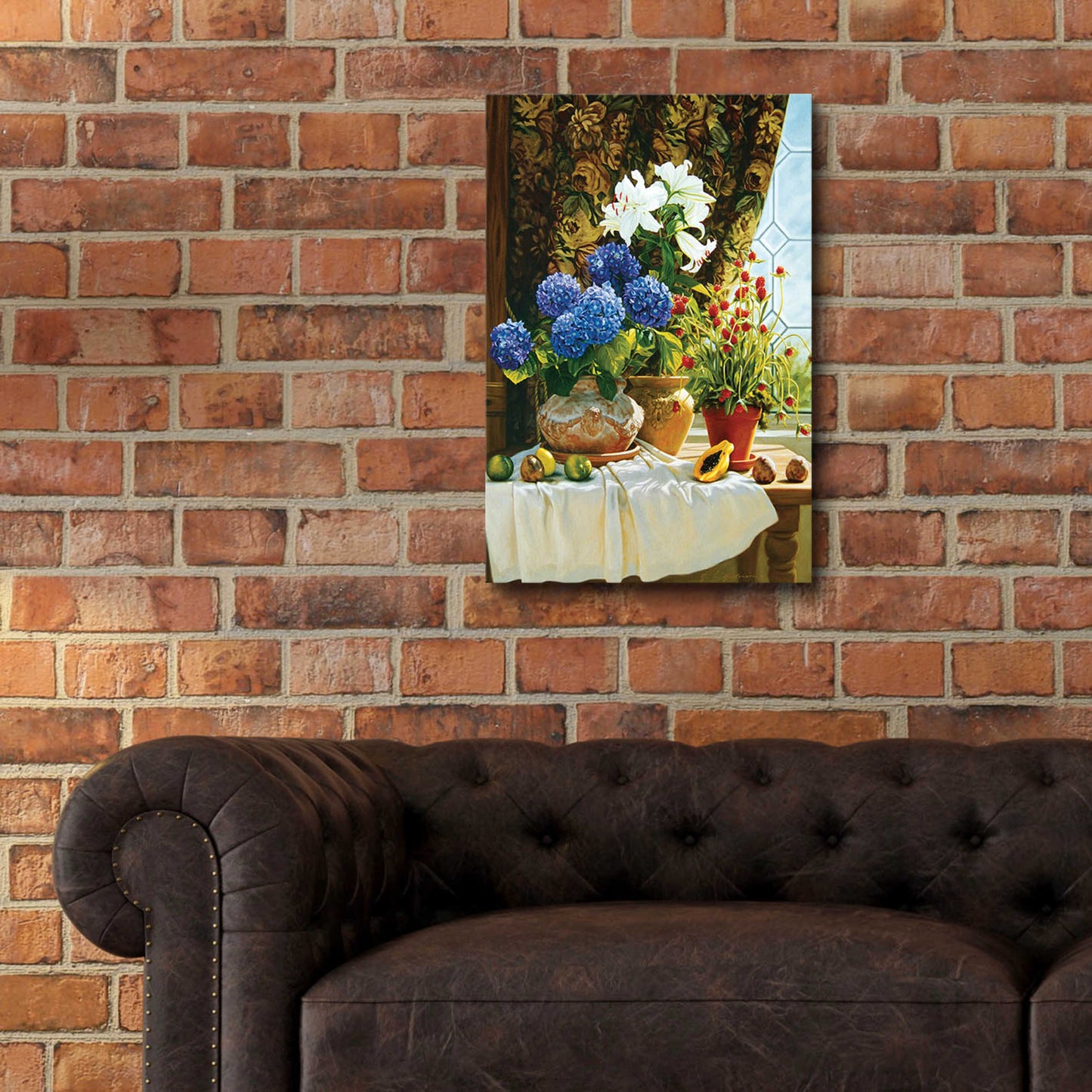 Epic Art ' Summer garden' by Robin Anderson, Acrylic Glass Wall Art,16x24