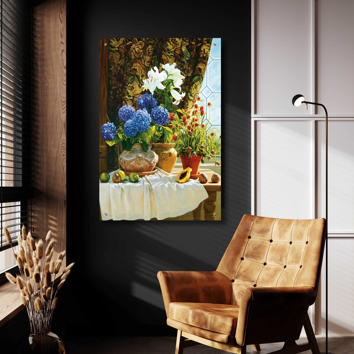 Epic Art ' Summer garden' by Robin Anderson, Acrylic Glass Wall Art,24x36