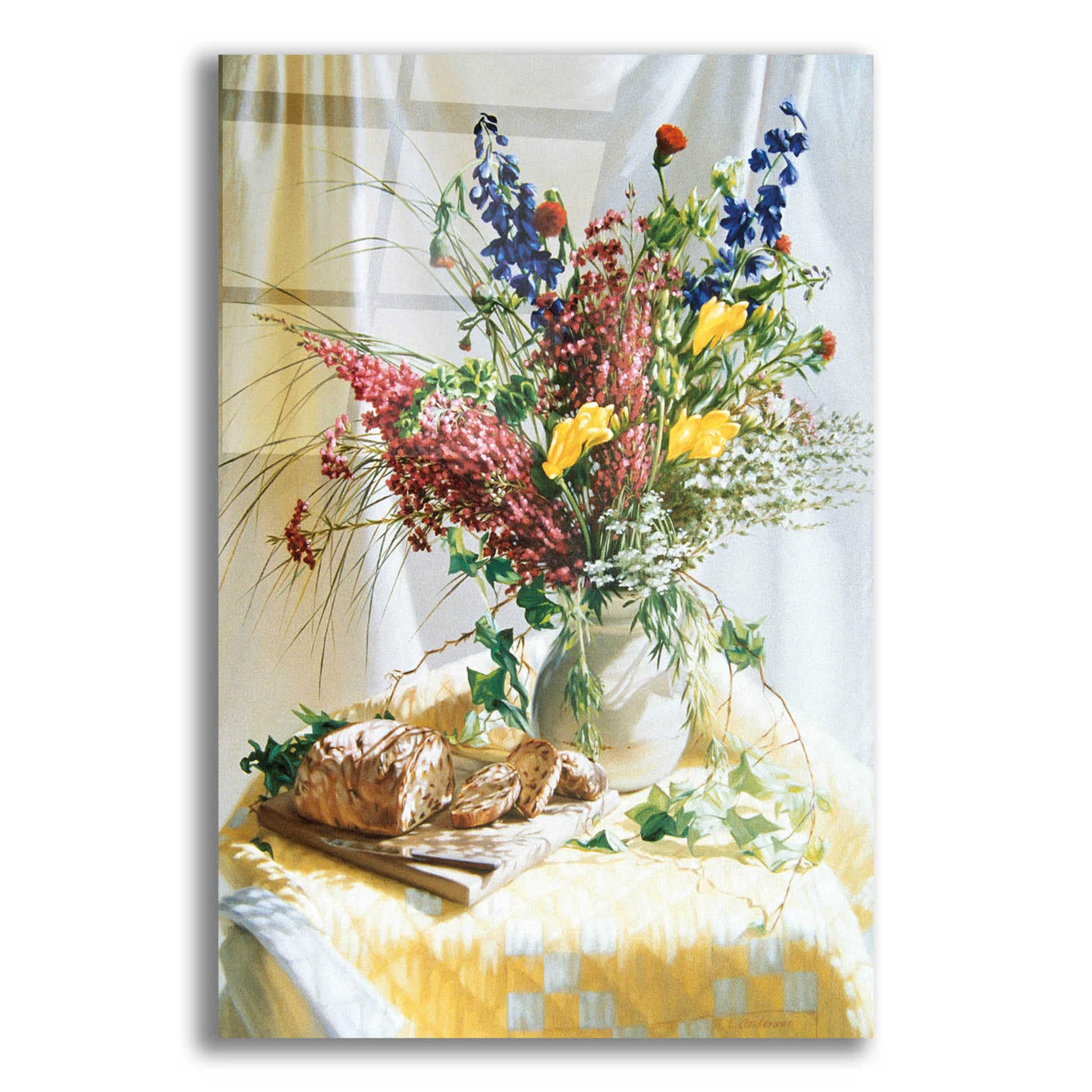 Epic Art 'The smell of bread in the morning' by Robin Anderson, Acrylic Glass Wall Art,12x16