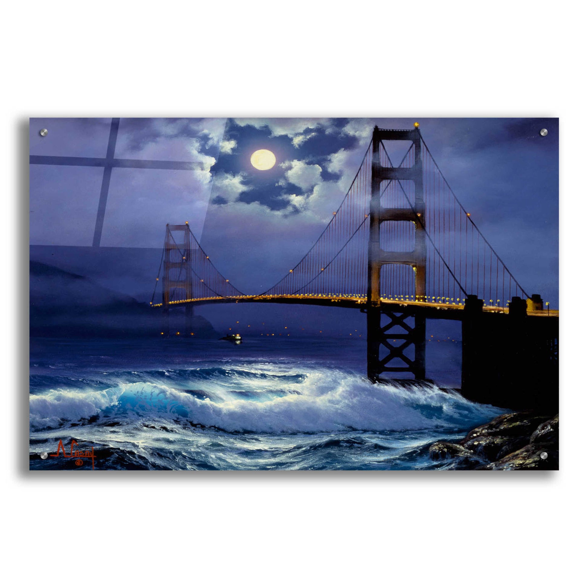 Epic Art '2249TC' by Anthony Casay, Acrylic Glass Wall Art,36x24