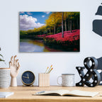 Epic Art 'Lake vibes' by Anthony Casay, Acrylic Glass Wall Art,16x12