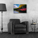 Epic Art 'Lake vibes' by Anthony Casay, Acrylic Glass Wall Art,24x16
