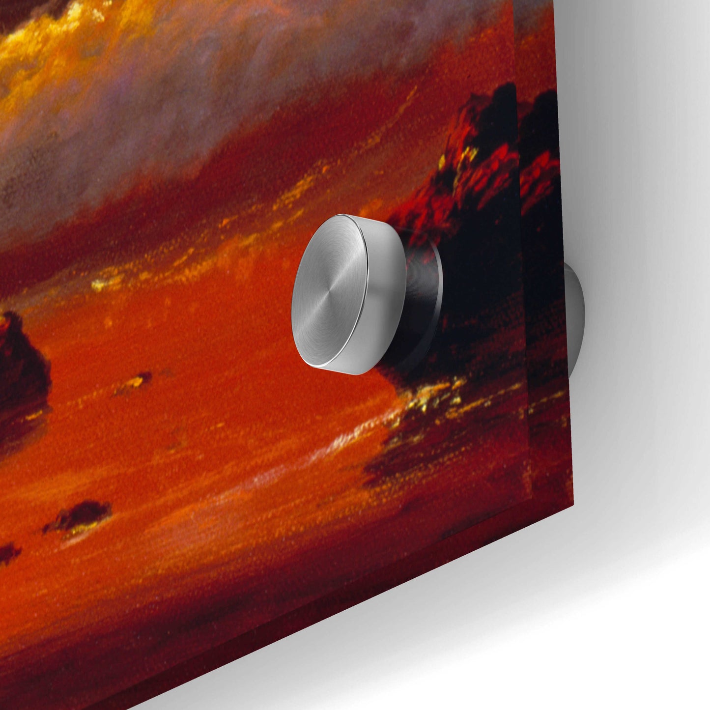 Epic Art 'Fiery Waves' by Anthony Casay, Acrylic Glass Wall Art,36x24