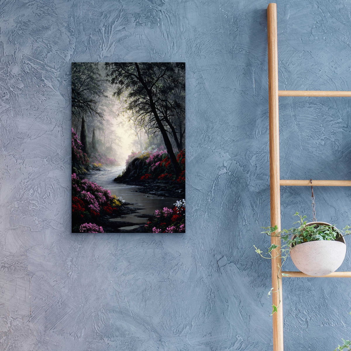 Epic Art 'Flowers in the Dark' by Anthony Casay, Acrylic Glass Wall Art,16x24