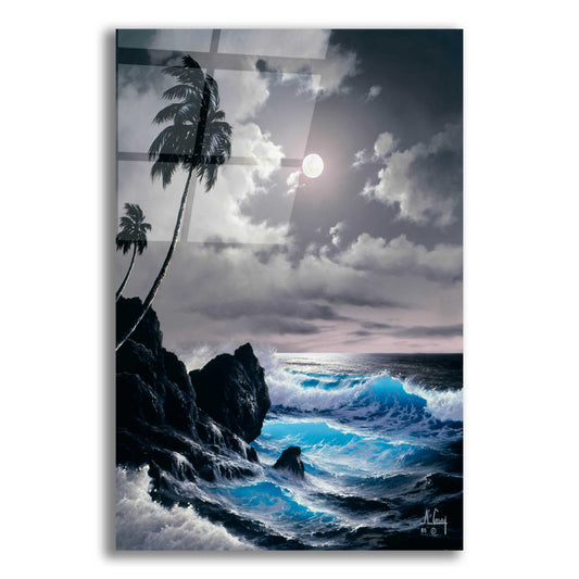 Epic Art 'Saphire Waves' by Anthony Casay, Acrylic Glass Wall Art