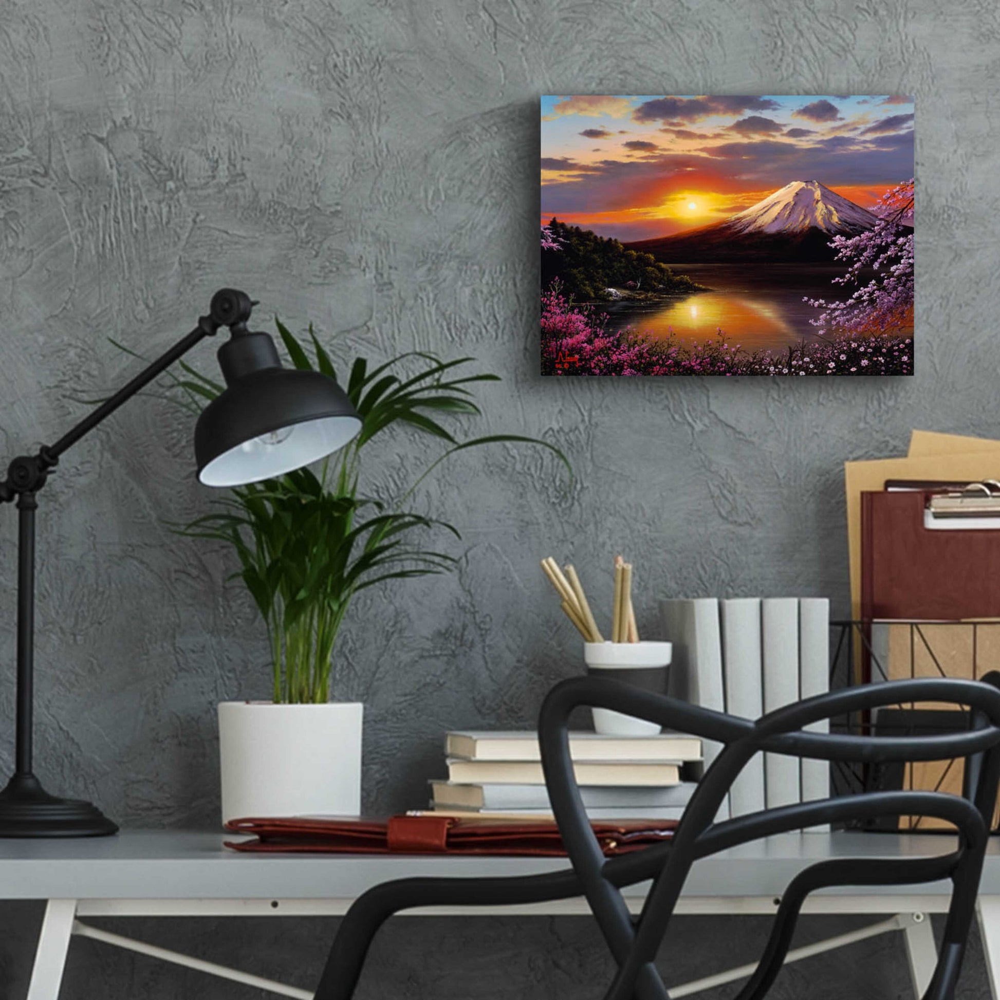 Epic Art 'Sunset VIEWS' by Anthony Casay, Acrylic Glass Wall Art,16x12