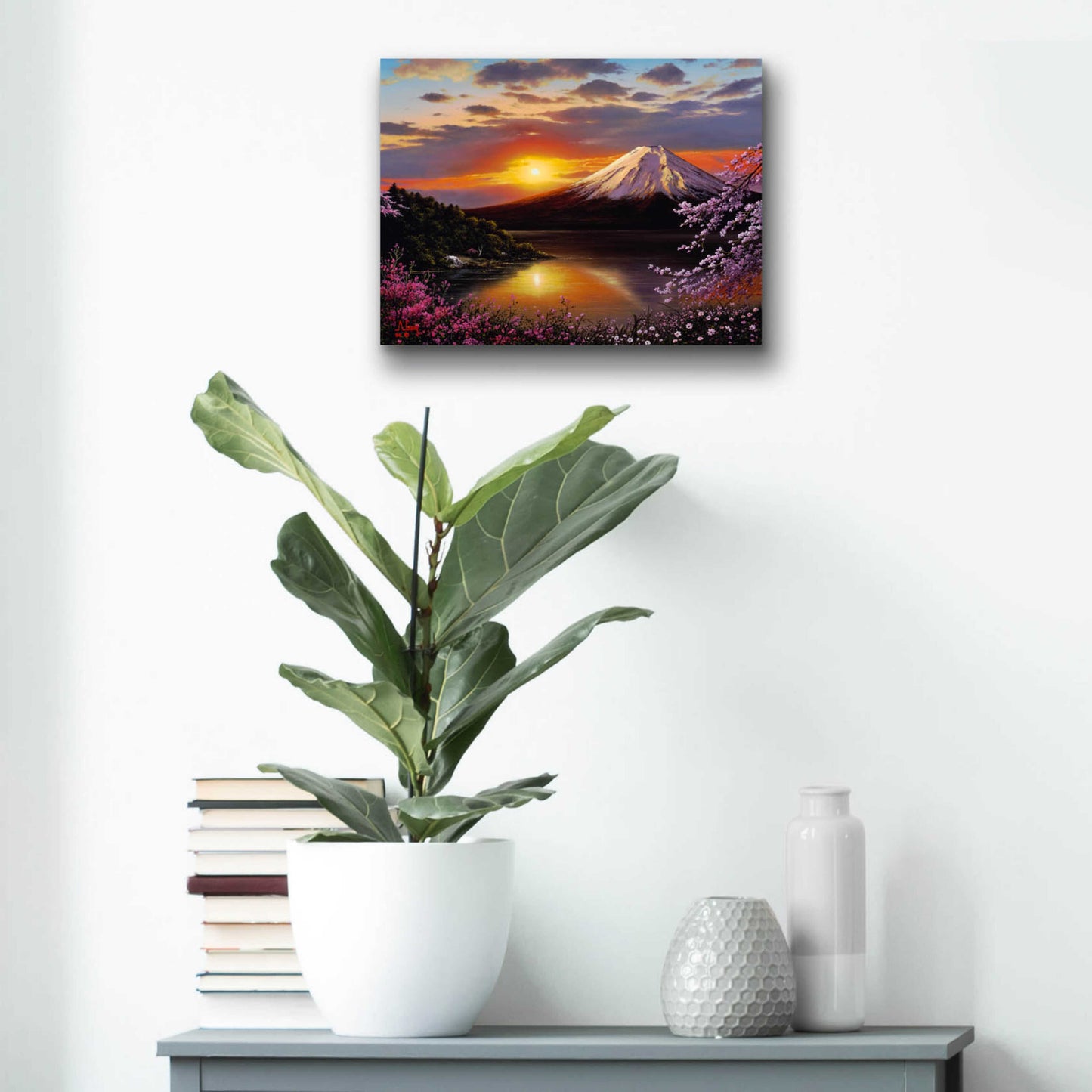 Epic Art 'Sunset VIEWS' by Anthony Casay, Acrylic Glass Wall Art,16x12