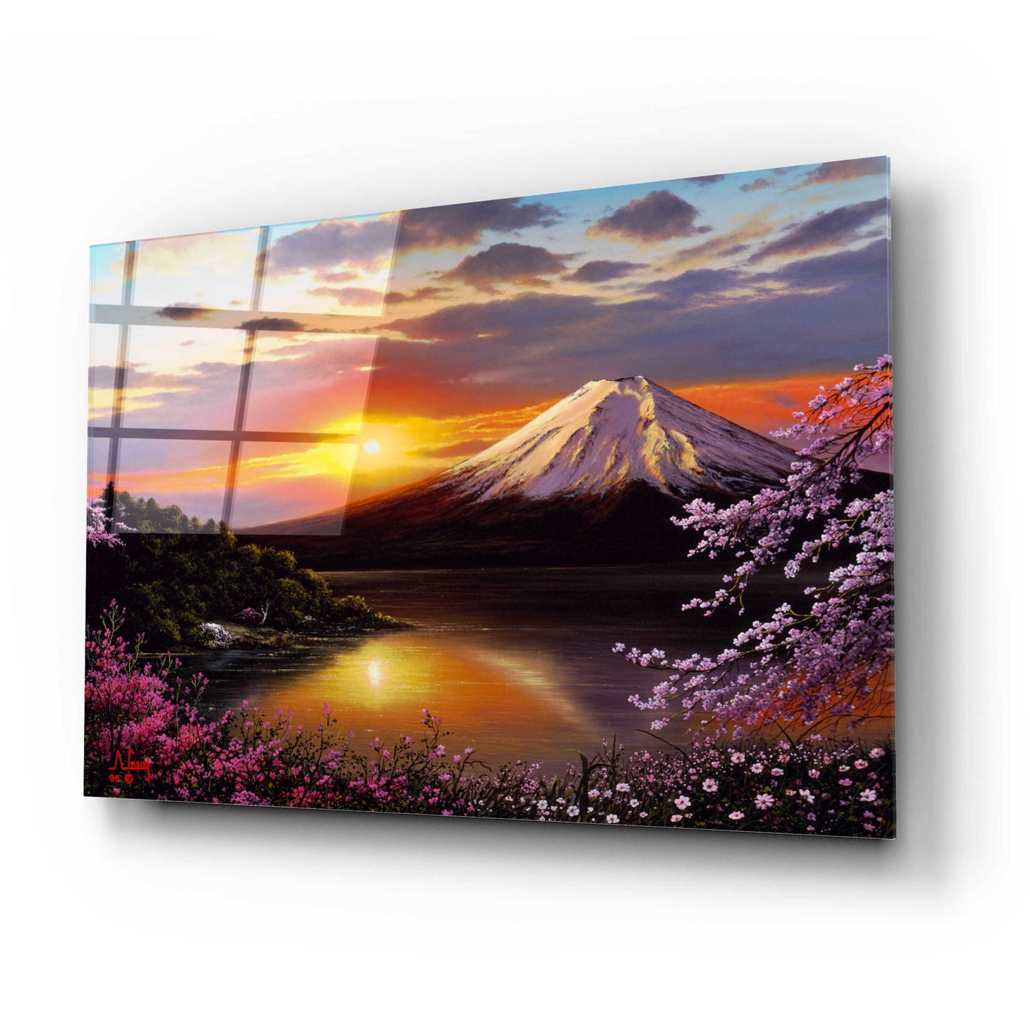 Epic Art 'Sunset VIEWS' by Anthony Casay, Acrylic Glass Wall Art,24x16