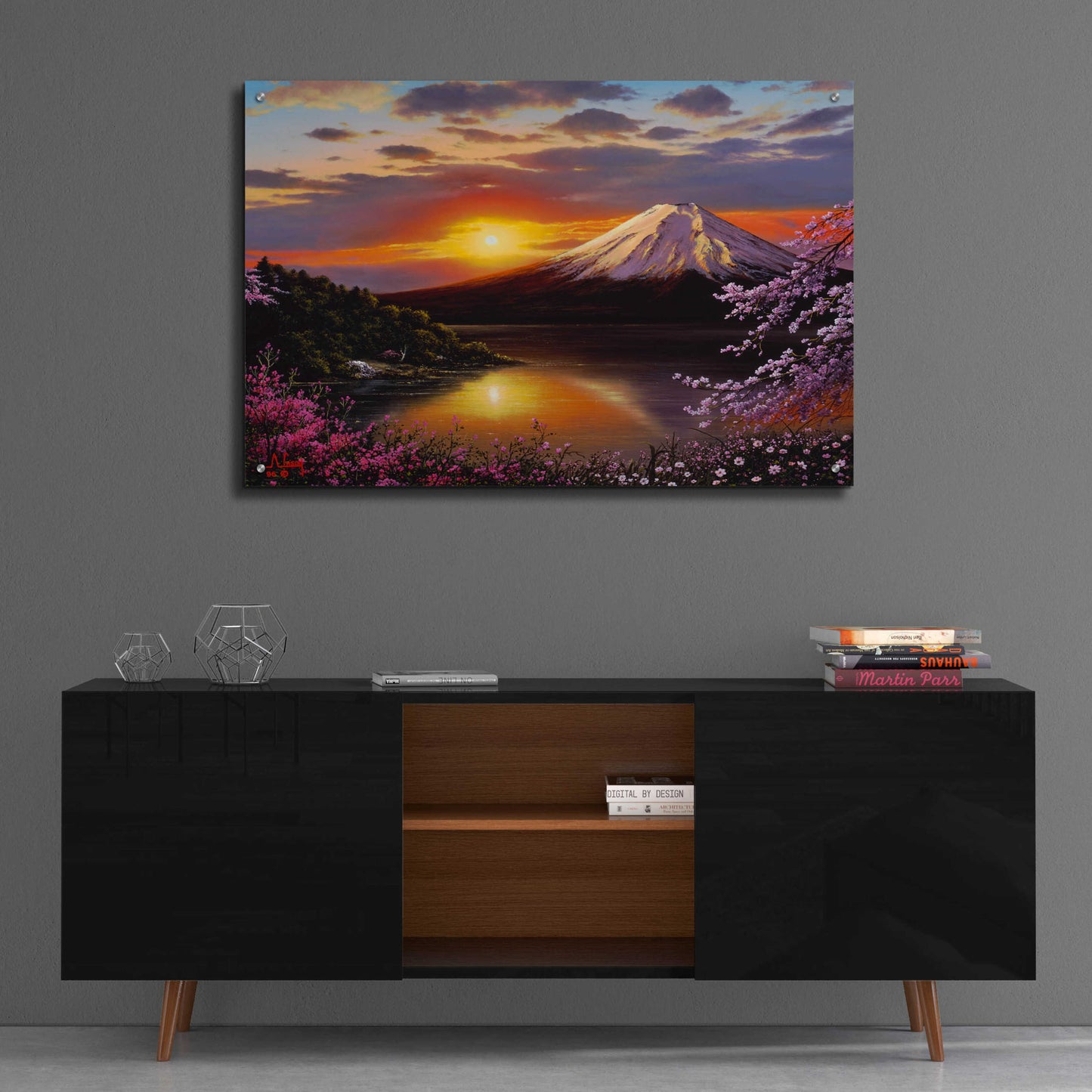 Epic Art 'Sunset VIEWS' by Anthony Casay, Acrylic Glass Wall Art,36x24