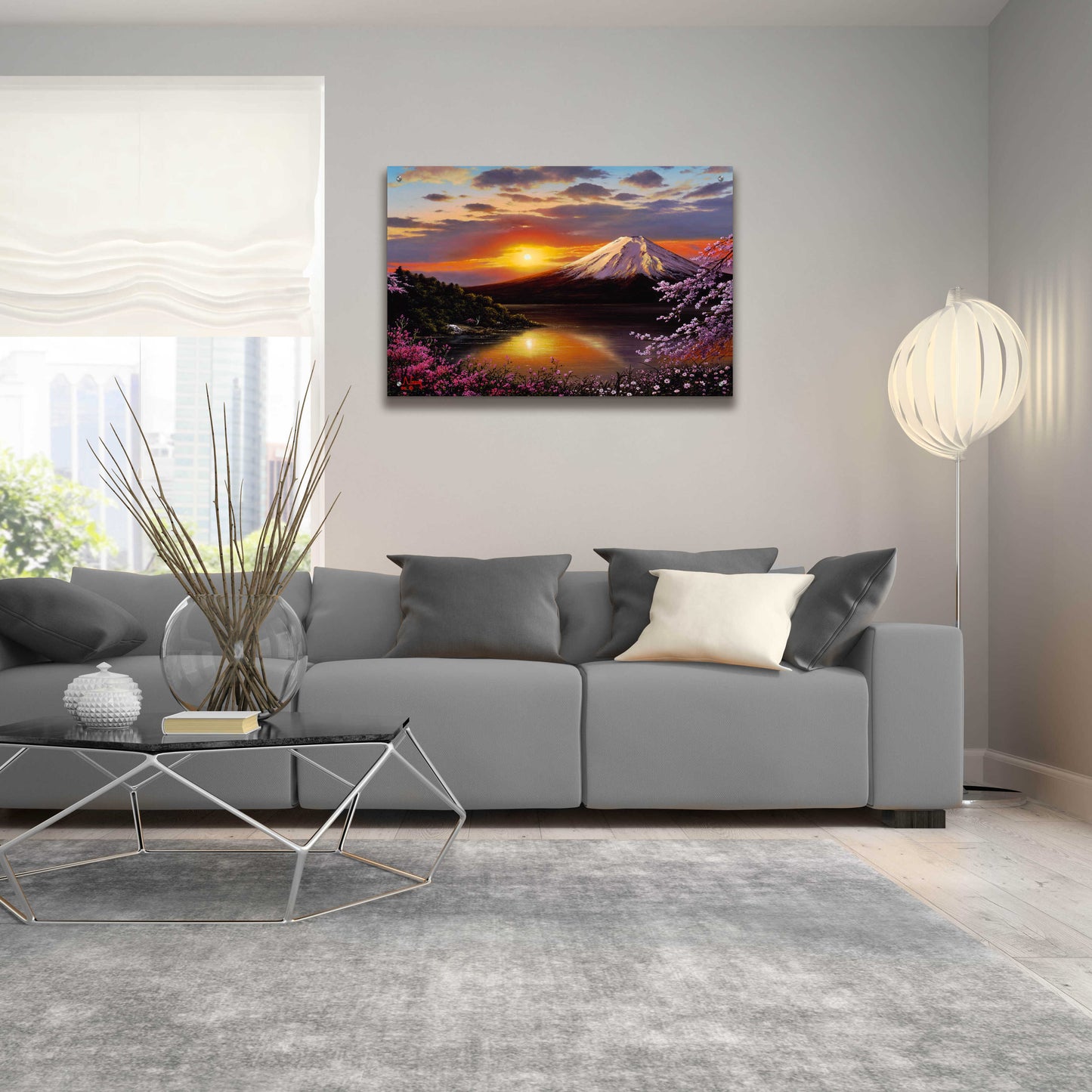 Epic Art 'Sunset VIEWS' by Anthony Casay, Acrylic Glass Wall Art,36x24