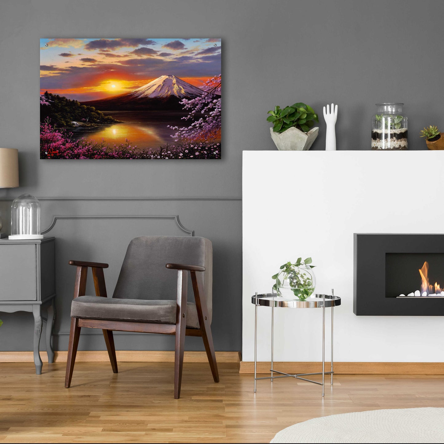 Epic Art 'Sunset VIEWS' by Anthony Casay, Acrylic Glass Wall Art,36x24