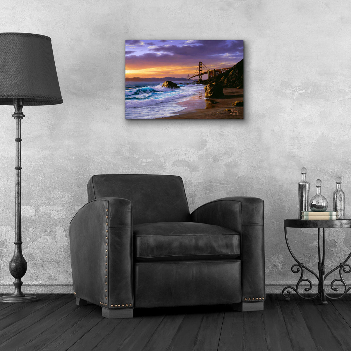 Epic Art 'I love you San Francisco 2' by Anthony Casay, Acrylic Glass Wall Art,24x16