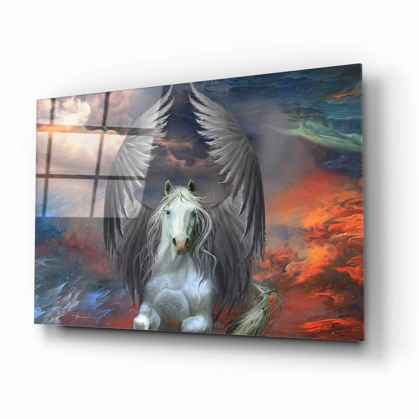 Epic Art 'Unicorn Magic' by Enright, Acrylic Glass Wall Art,16x12