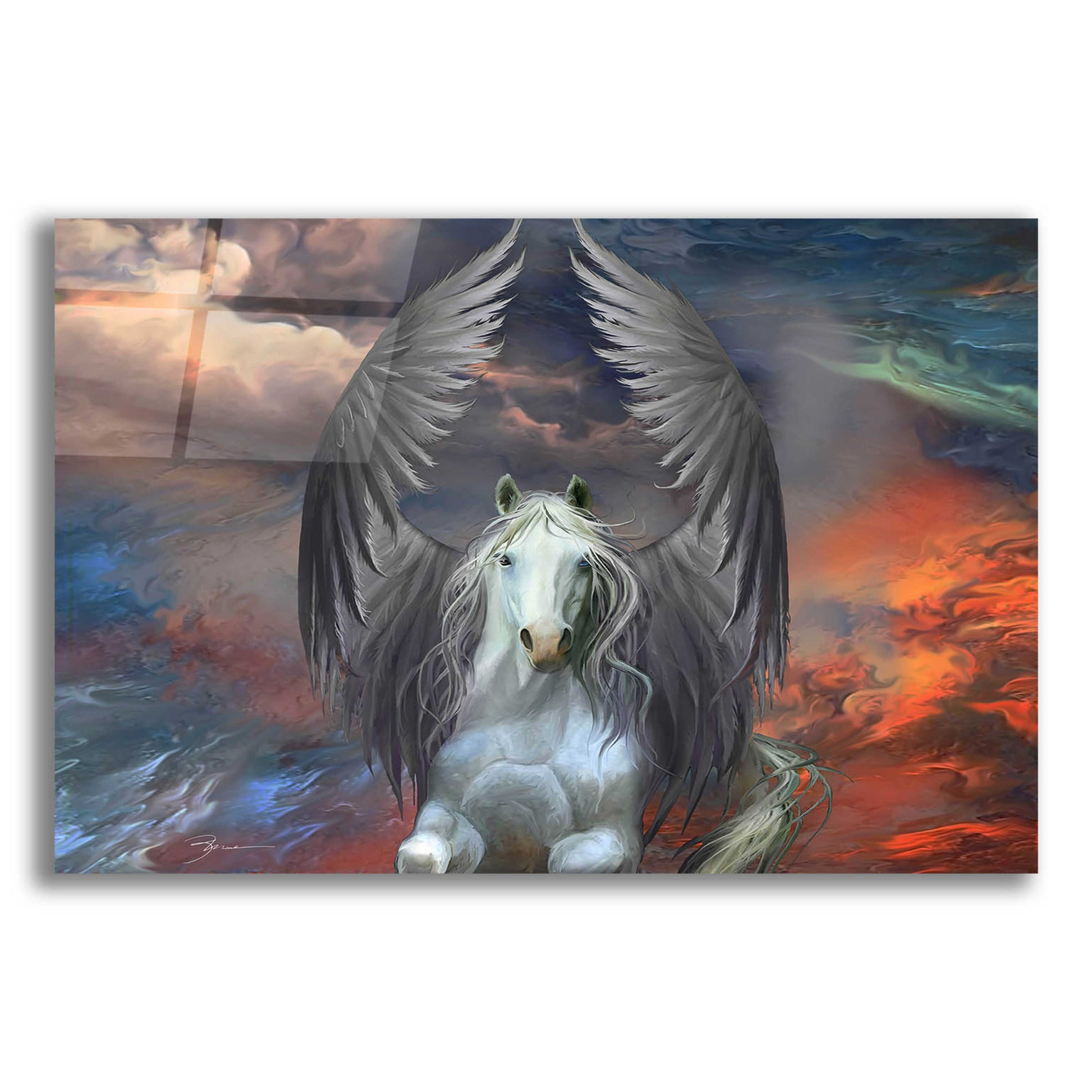Epic Art 'Unicorn Magic' by Enright, Acrylic Glass Wall Art,16x12