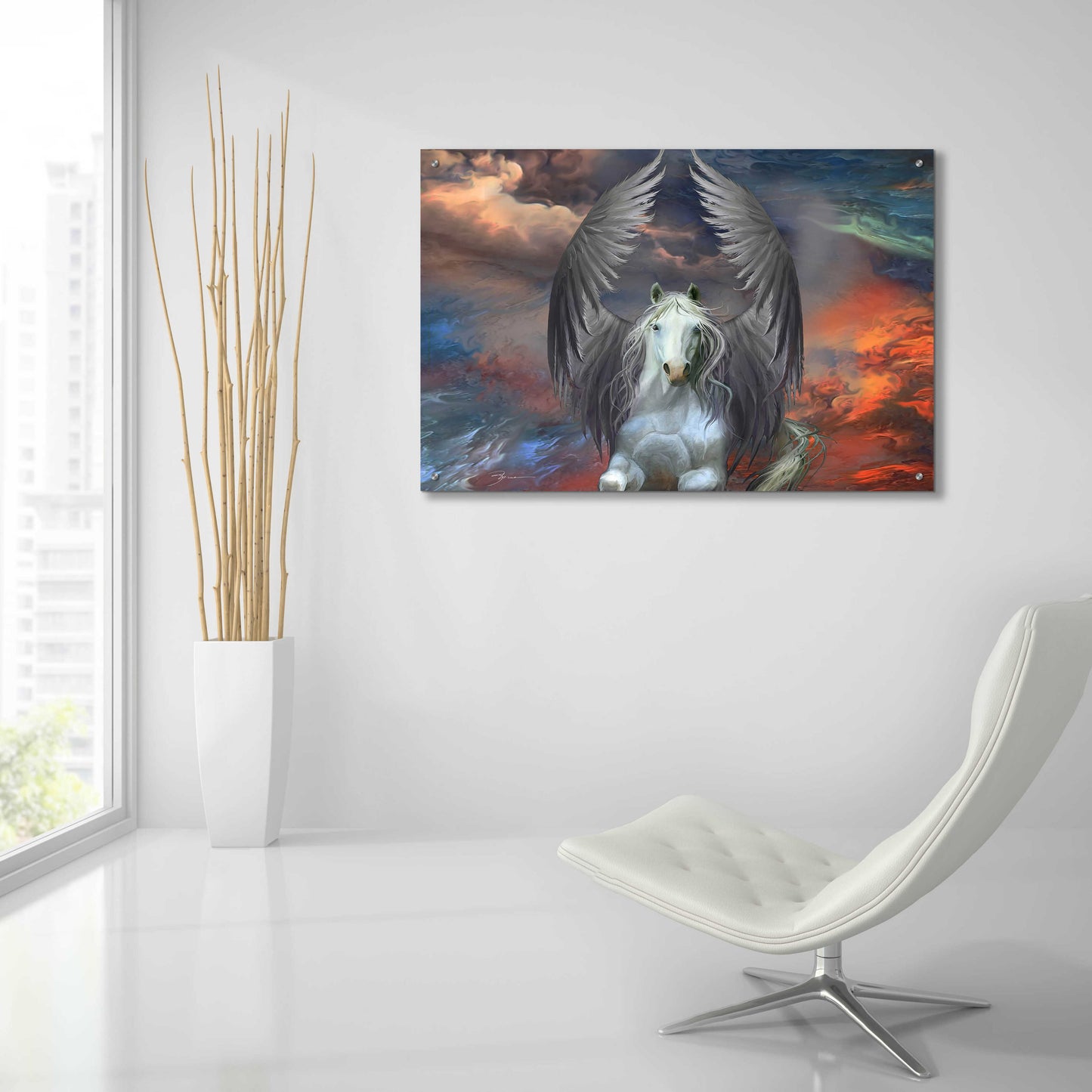 Epic Art 'Unicorn Magic' by Enright, Acrylic Glass Wall Art,36x24