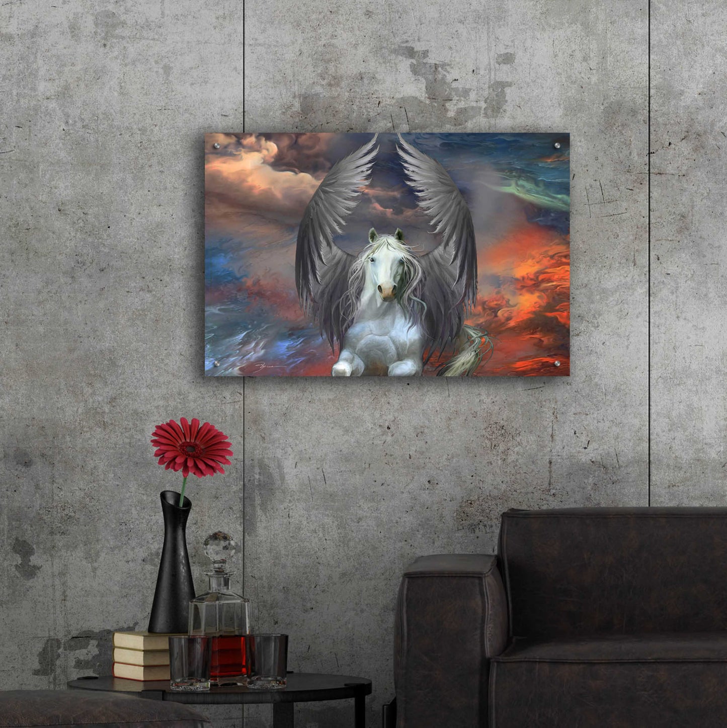 Epic Art 'Unicorn Magic' by Enright, Acrylic Glass Wall Art,36x24