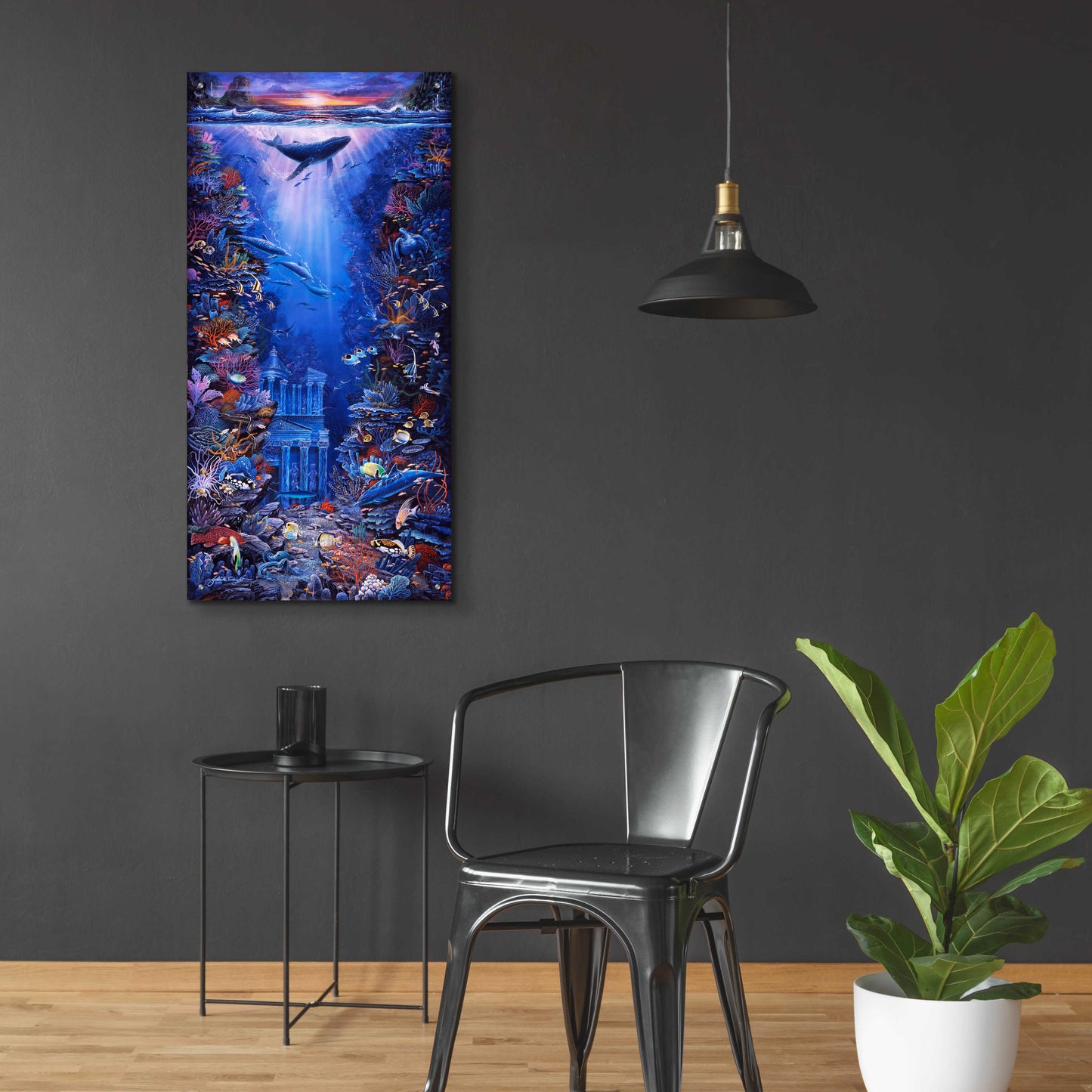 Epic Art 'Petra' by Enright, Acrylic Glass Wall Art,24x48