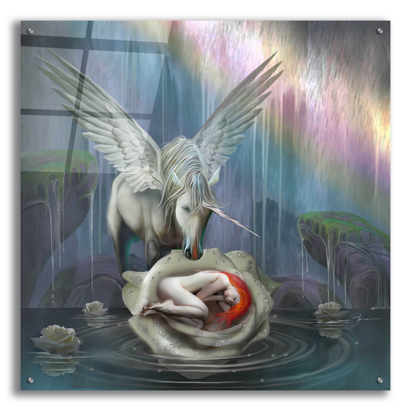 Epic Art 'Venus Rebirth' by Enright, Acrylic Glass Wall Art,36x36
