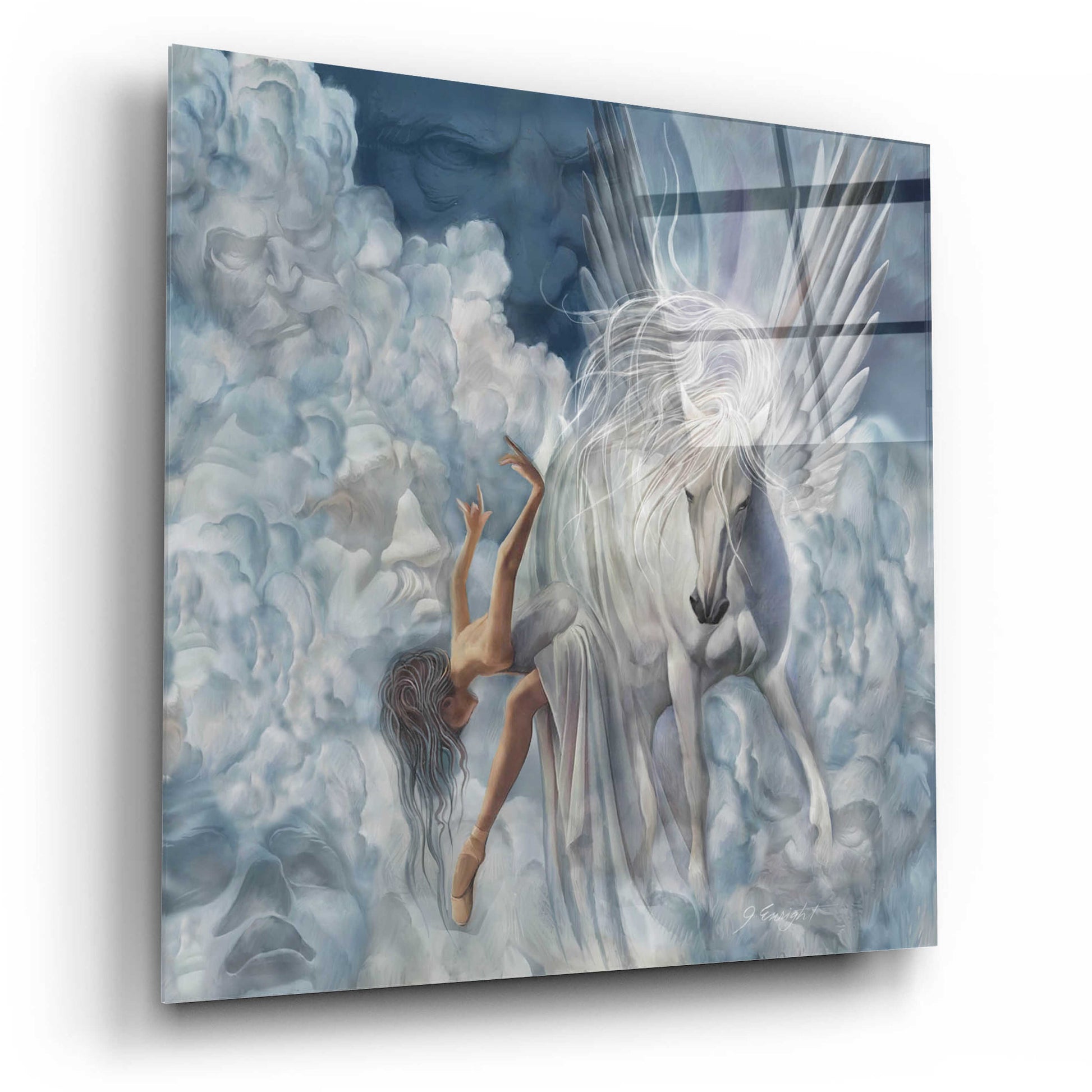 Epic Art 'Winds Of Pegasus' by Enright, Acrylic Glass Wall Art,12x12