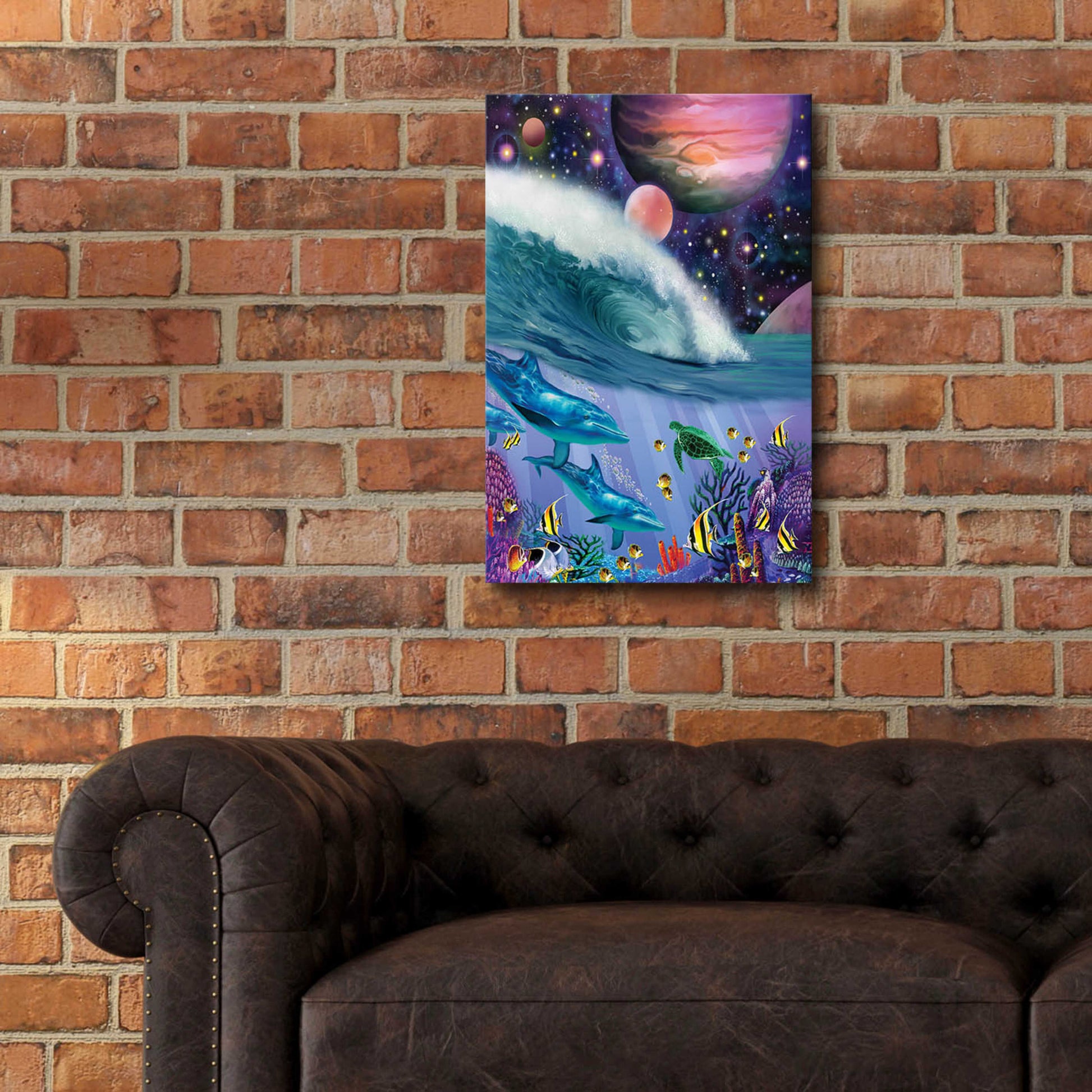 Epic Art 'Cosmic Journey' by Enright, Acrylic Glass Wall Art,16x24