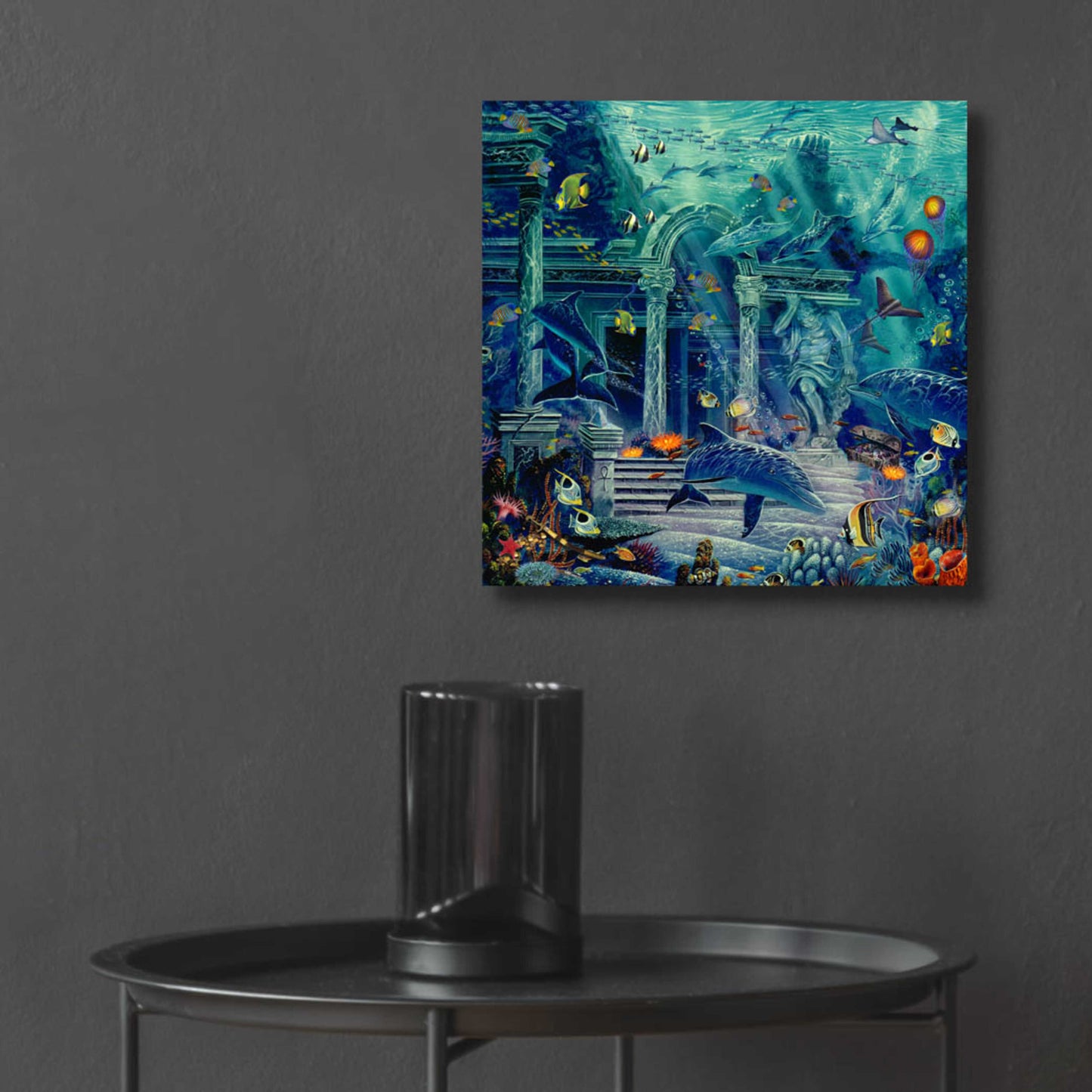 Epic Art 'Visions of Atlantis' by Enright, Acrylic Glass Wall Art,12x12