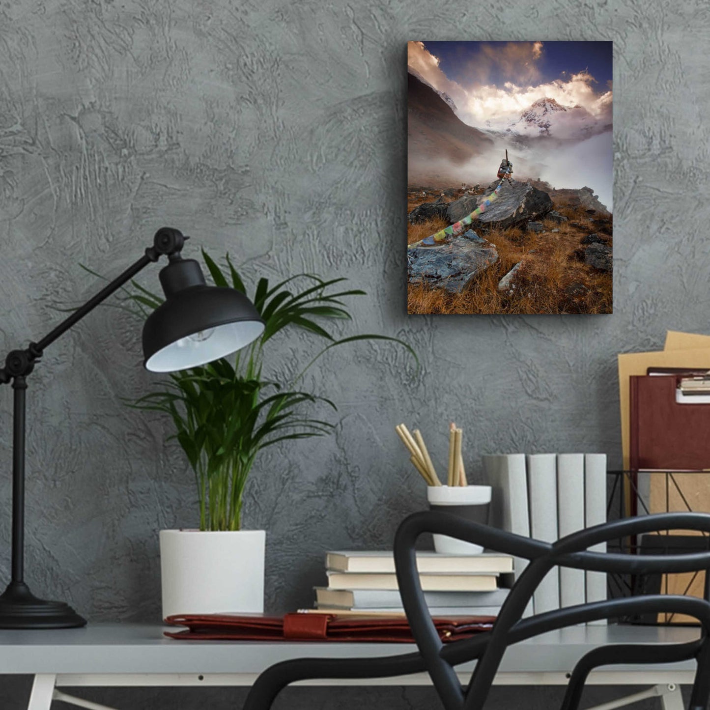 Epic Art 'Annapurna South' by Everlook Photography, Acrylic Glass Wall Art,12x16