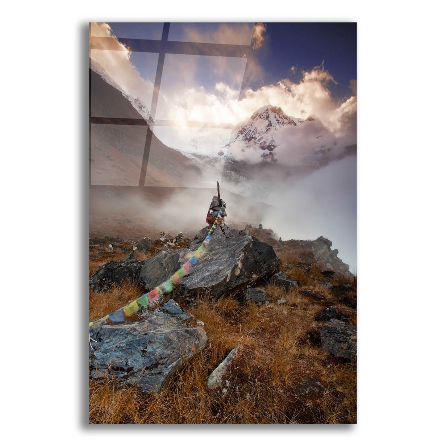 Epic Art 'Annapurna South' by Everlook Photography, Acrylic Glass Wall Art,12x16