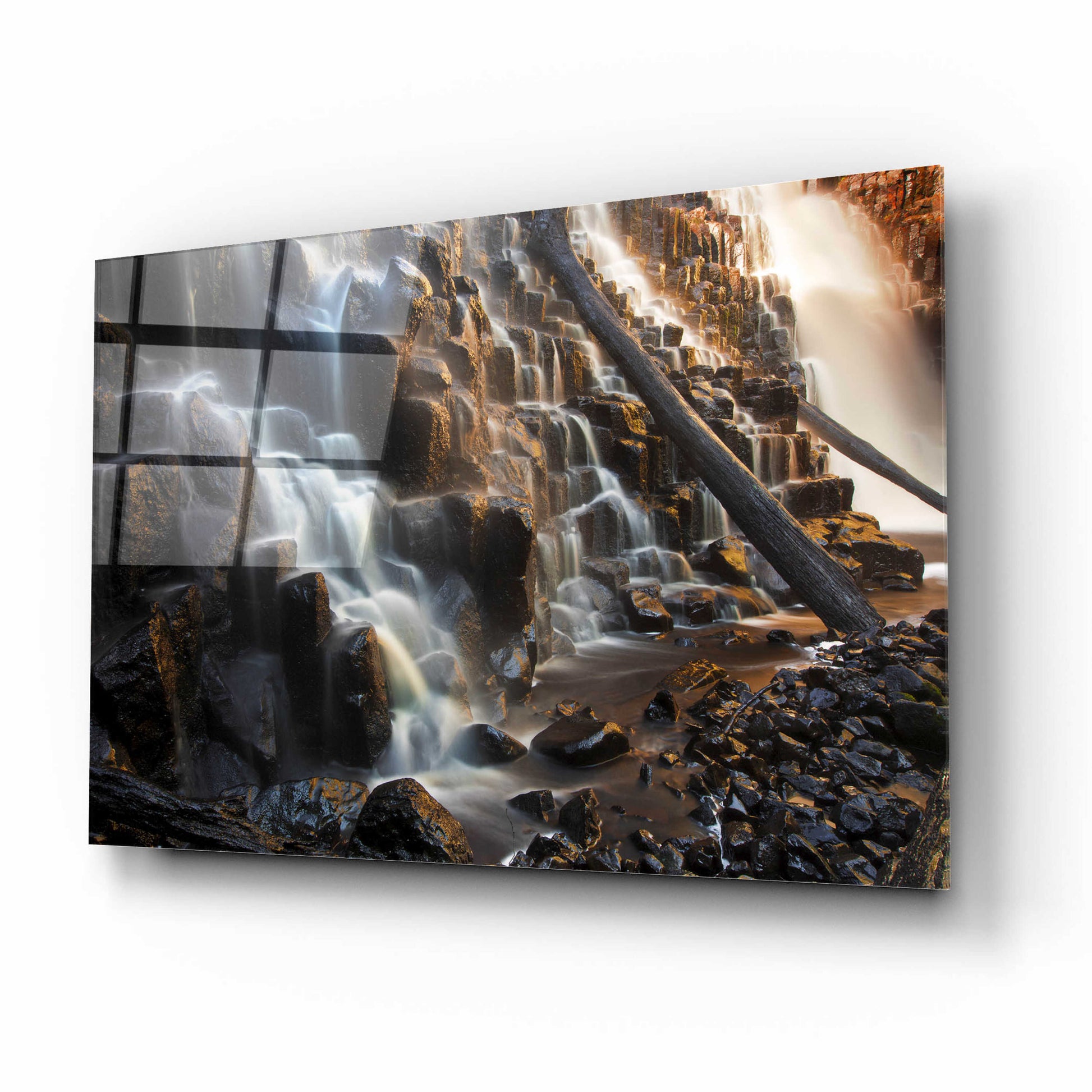 Epic Art 'Dip Falls' by Everlook Photography, Acrylic Glass Wall Art,16x12