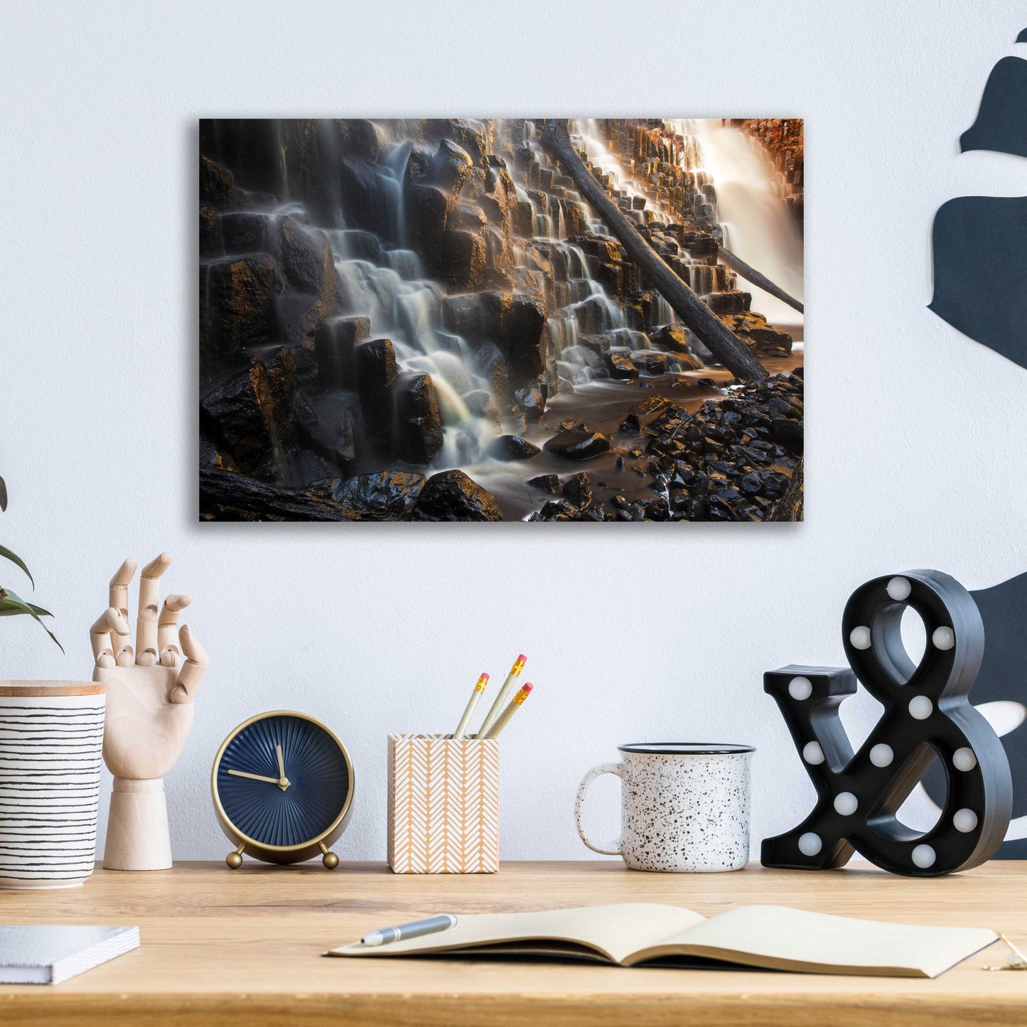 Epic Art 'Dip Falls' by Everlook Photography, Acrylic Glass Wall Art,16x12