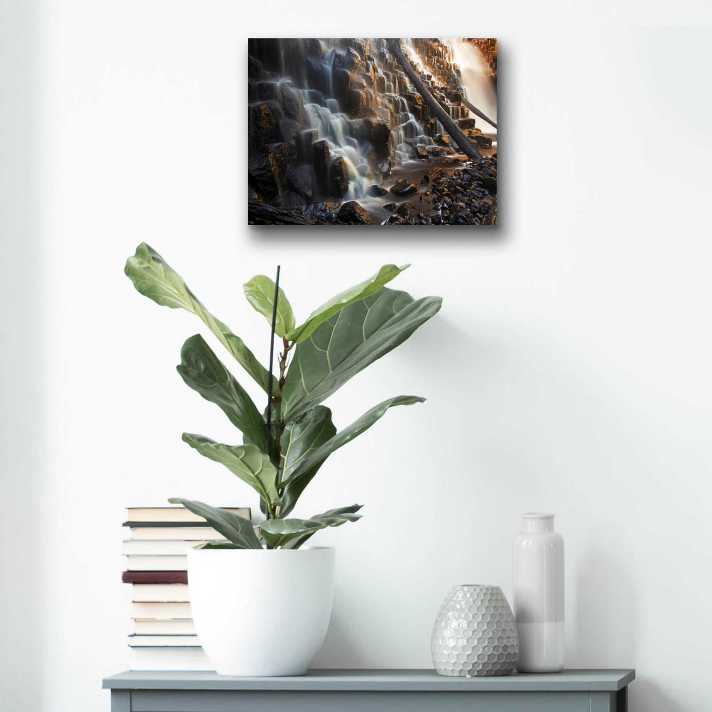 Epic Art 'Dip Falls' by Everlook Photography, Acrylic Glass Wall Art,16x12