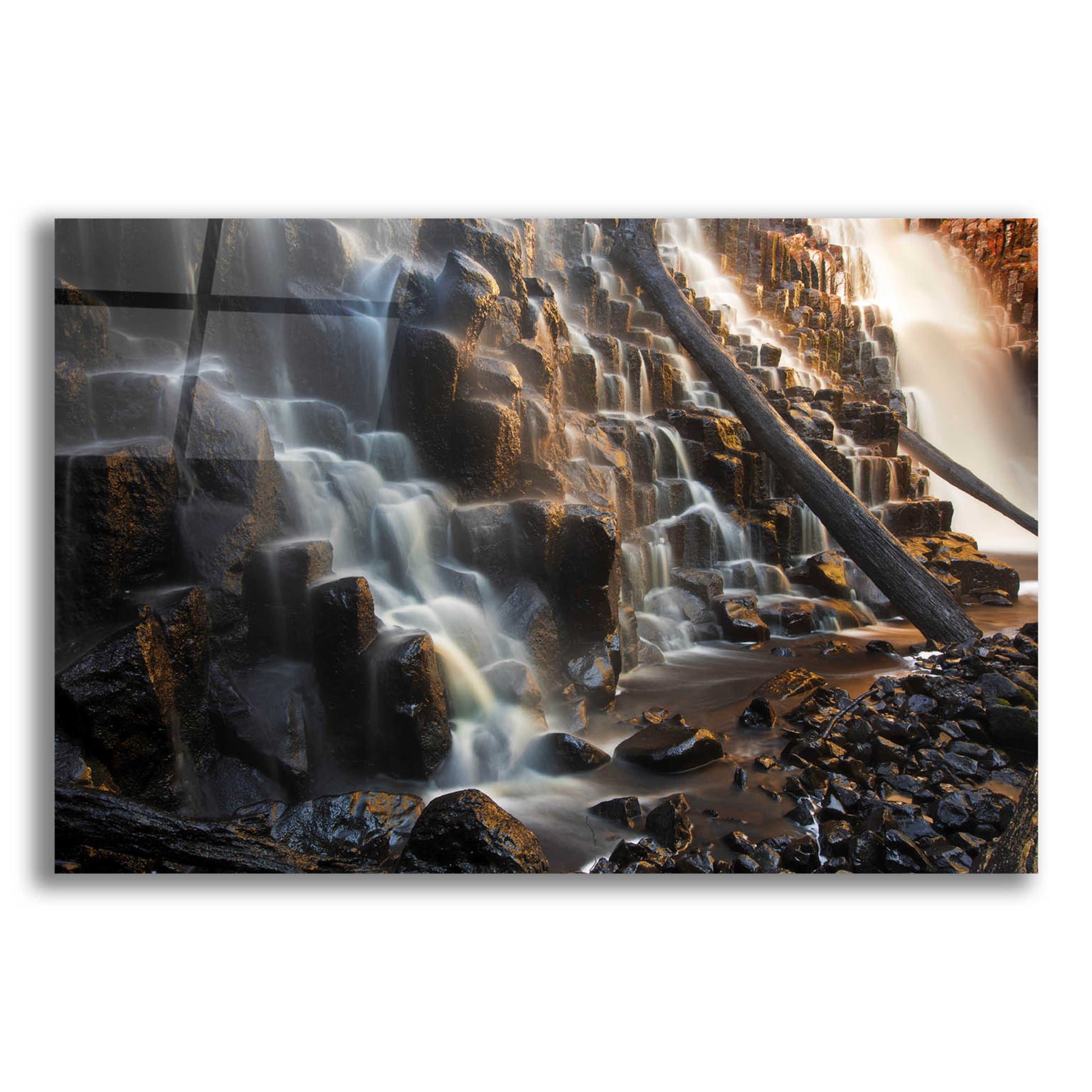 Epic Art 'Dip Falls' by Everlook Photography, Acrylic Glass Wall Art,16x12