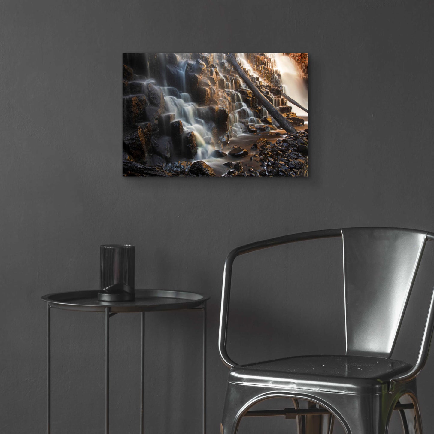 Epic Art 'Dip Falls' by Everlook Photography, Acrylic Glass Wall Art,24x16