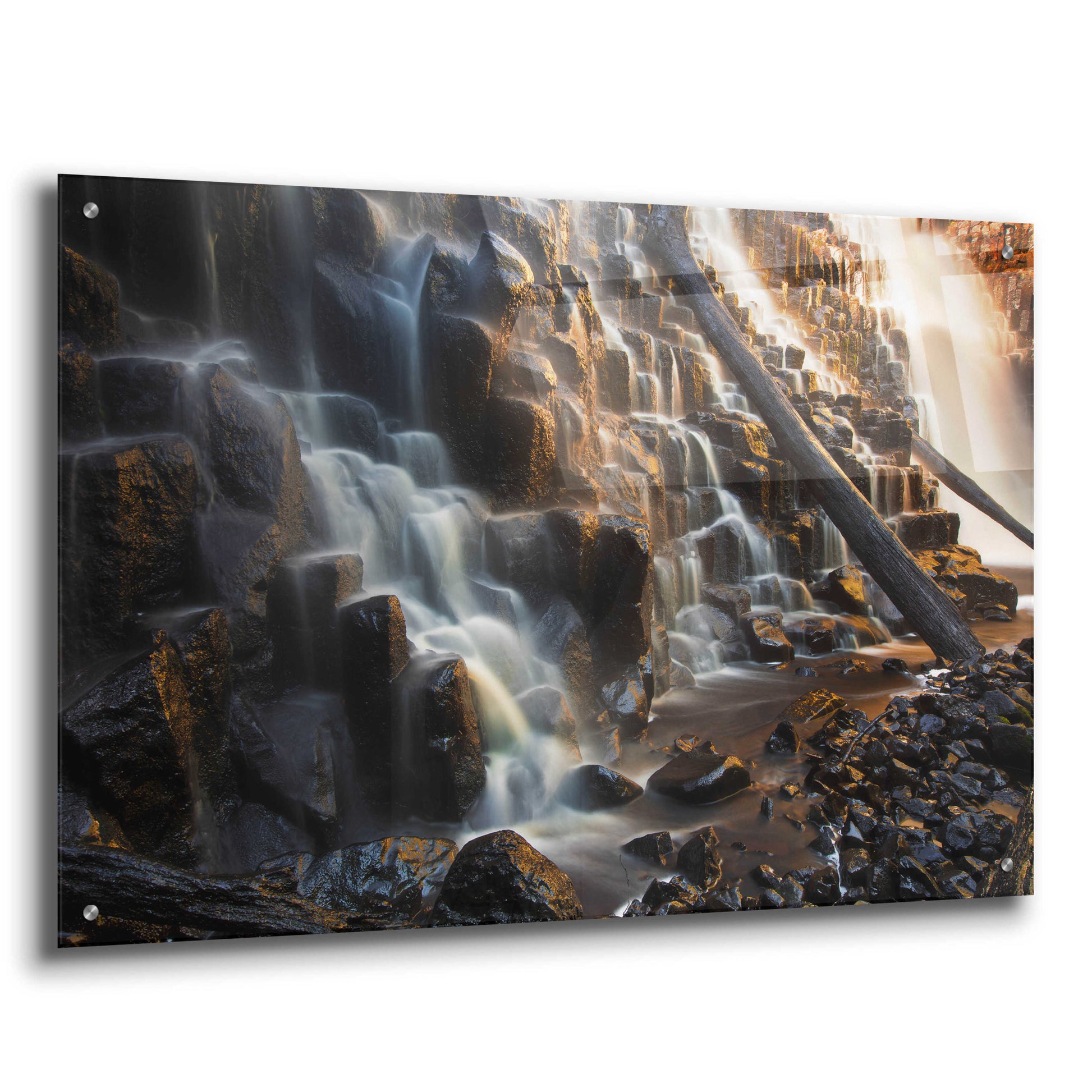 Epic Art 'Dip Falls' by Everlook Photography, Acrylic Glass Wall Art,36x24