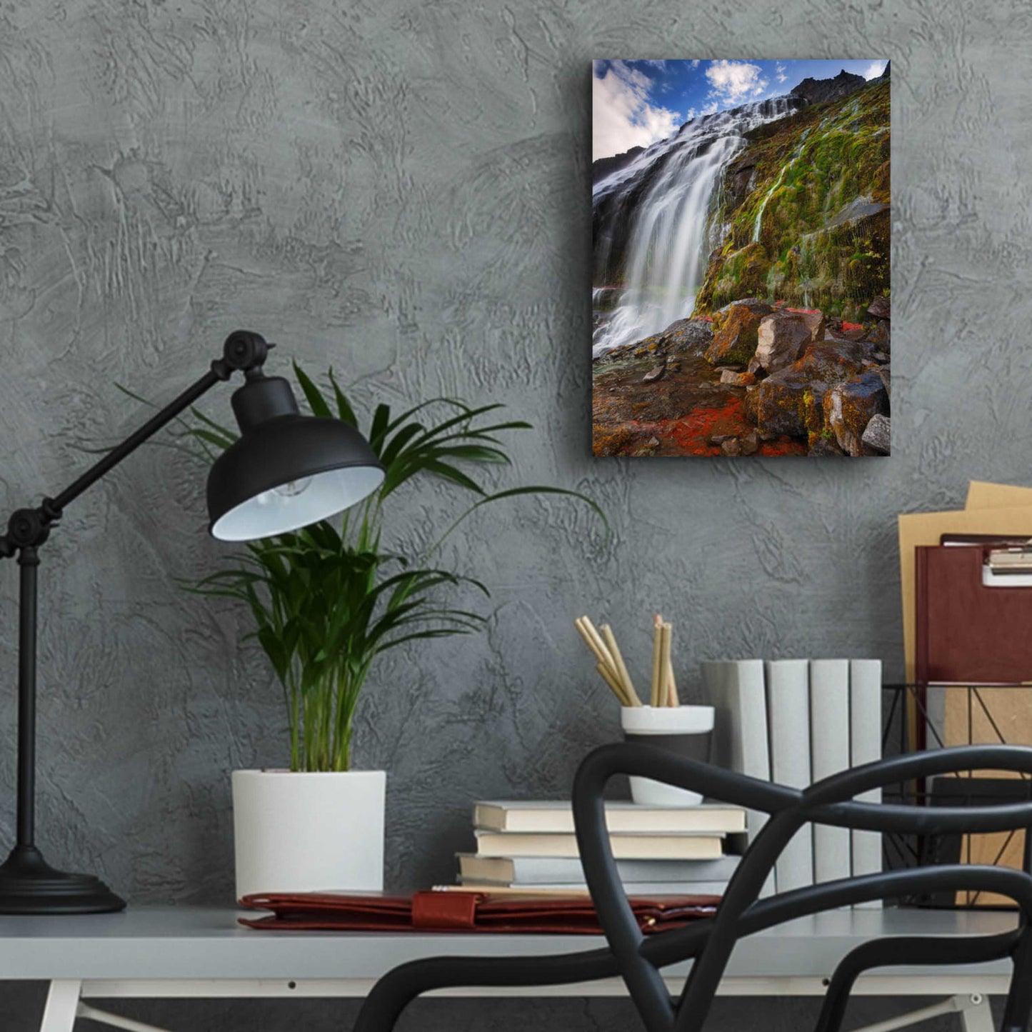 Epic Art 'Dynjandi' by Everlook Photography, Acrylic Glass Wall Art,12x16