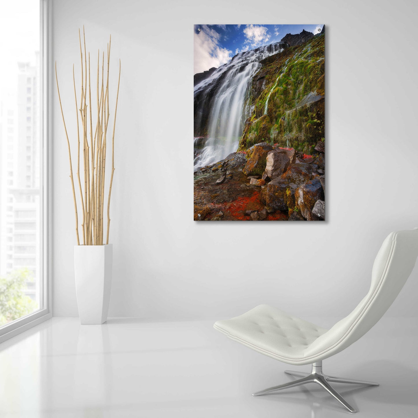 Epic Art 'Dynjandi' by Everlook Photography, Acrylic Glass Wall Art,24x36