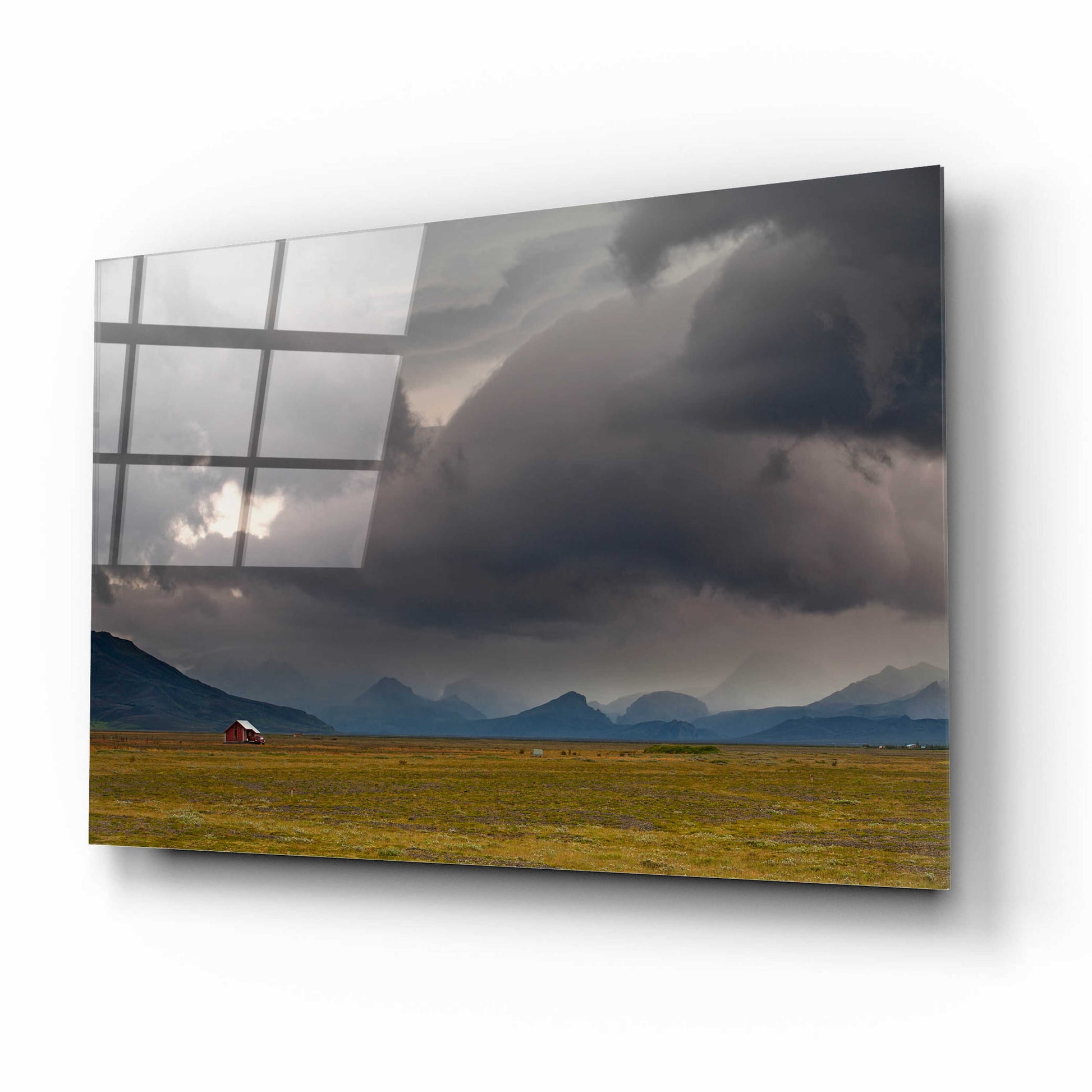 Epic Art 'Icelandic Barn' by Everlook Photography, Acrylic Glass Wall Art,16x12