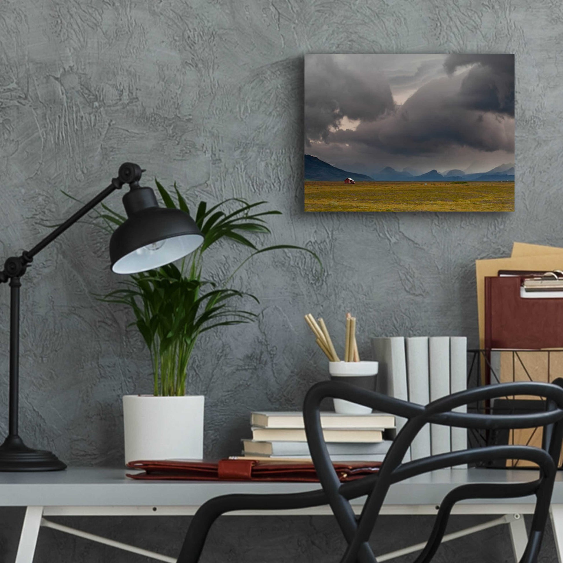 Epic Art 'Icelandic Barn' by Everlook Photography, Acrylic Glass Wall Art,16x12