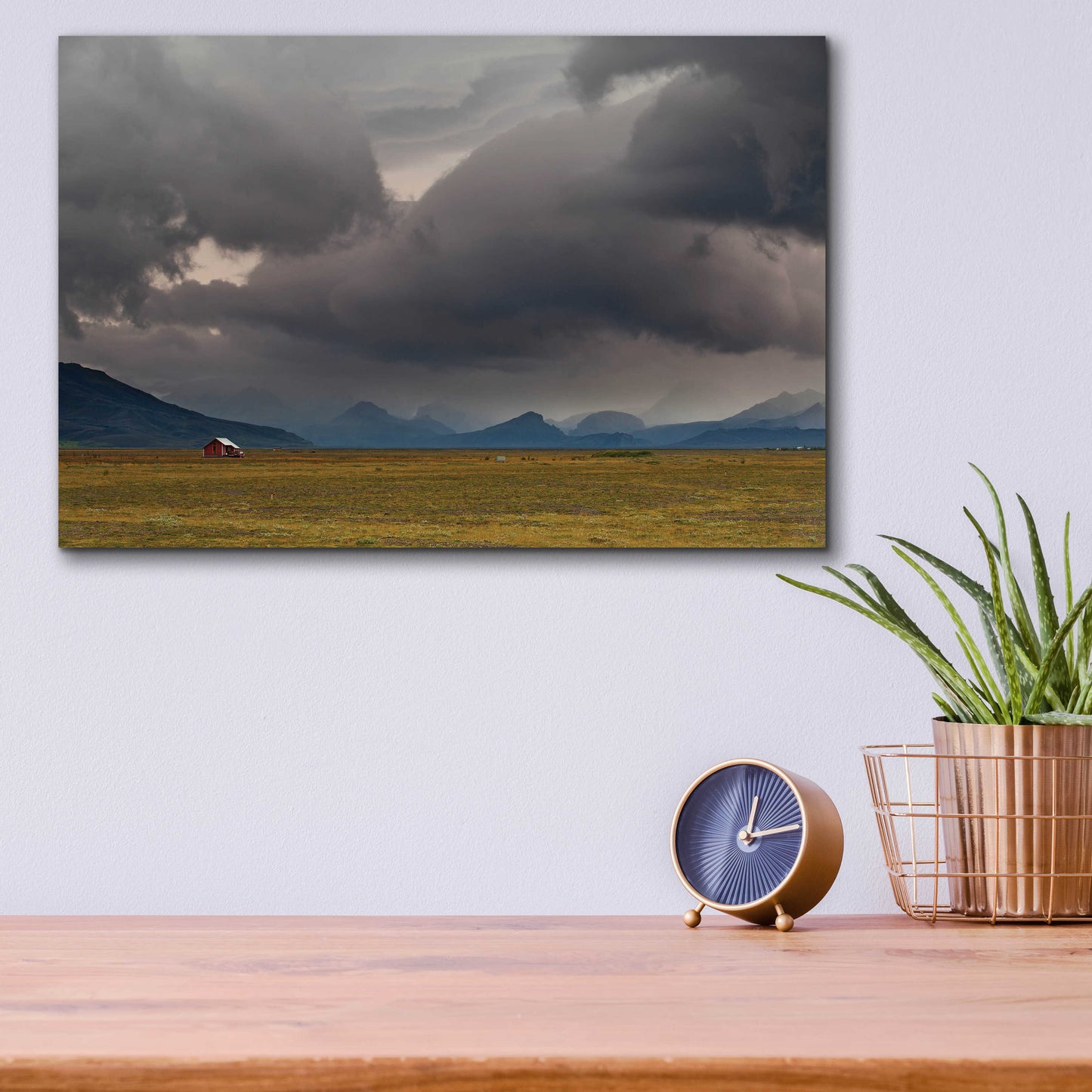 Epic Art 'Icelandic Barn' by Everlook Photography, Acrylic Glass Wall Art,16x12