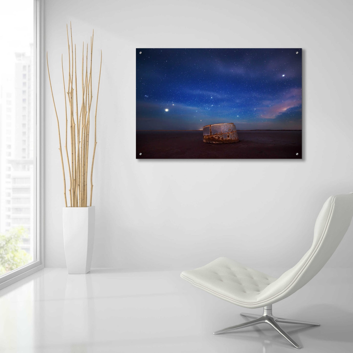 Epic Art 'Lake Bumbunga' by Everlook Photography, Acrylic Glass Wall Art,36x24